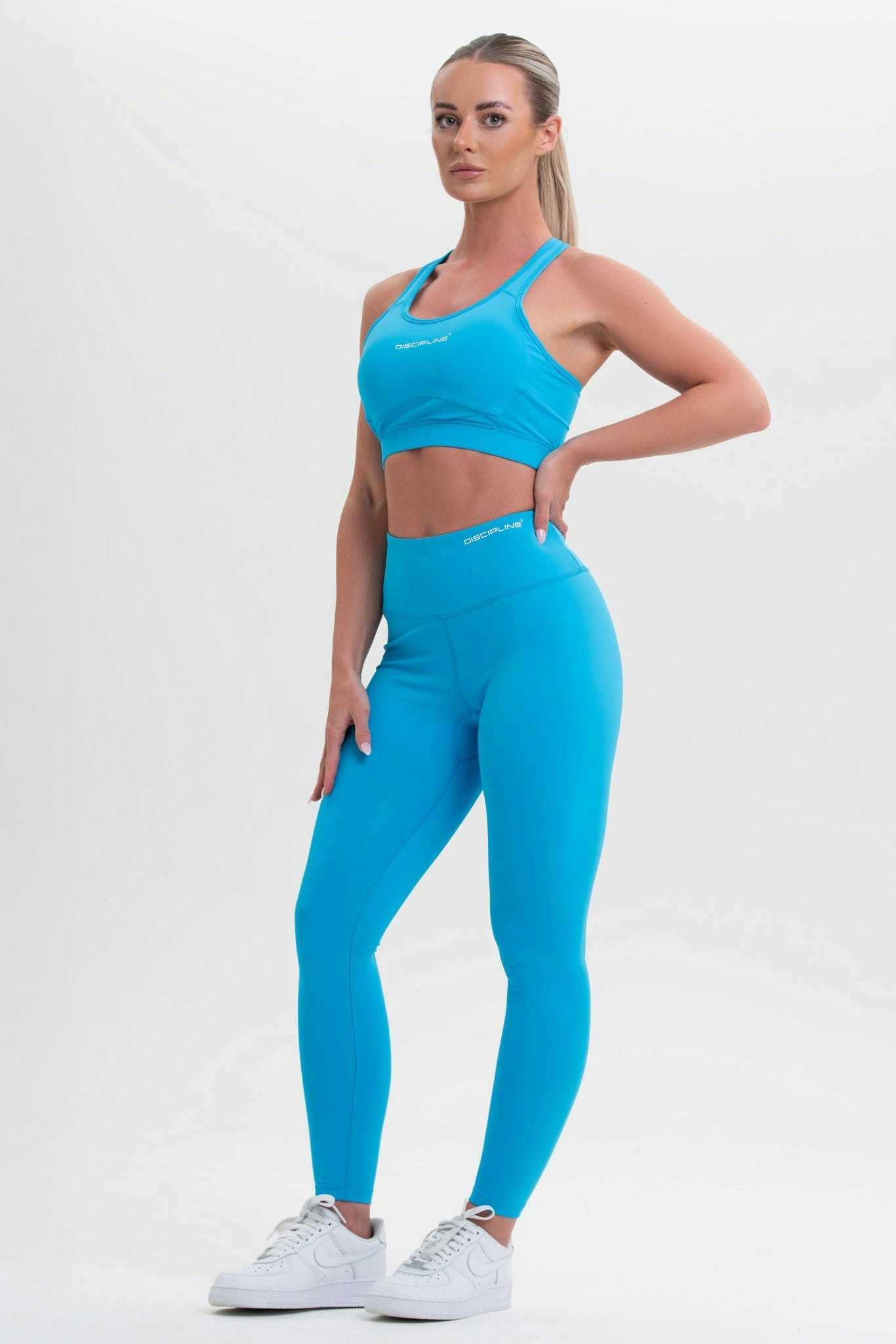 Discipline 365 Blue Discipline Leggings - Large