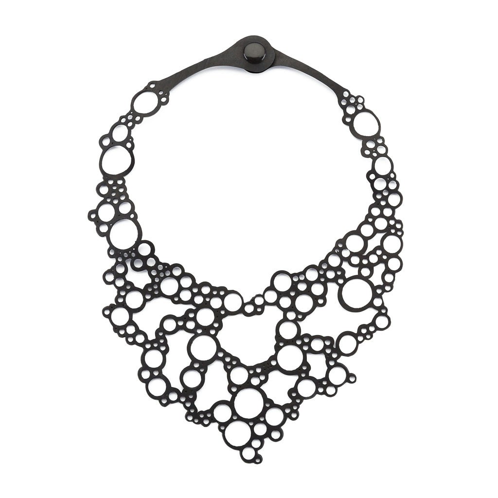 Paguro Bubbles Recycled Rubber Necklace