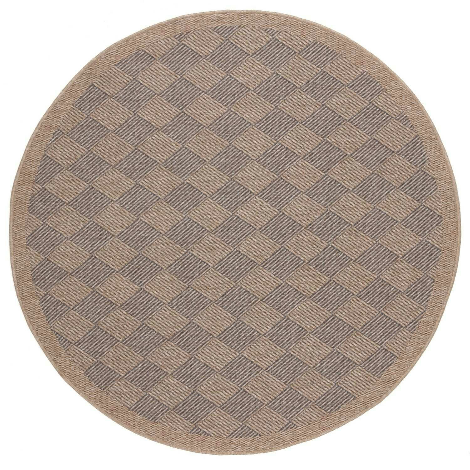 The Rugs Blue Nature Outdoor Rug | 5300B - Ø 160 Cm