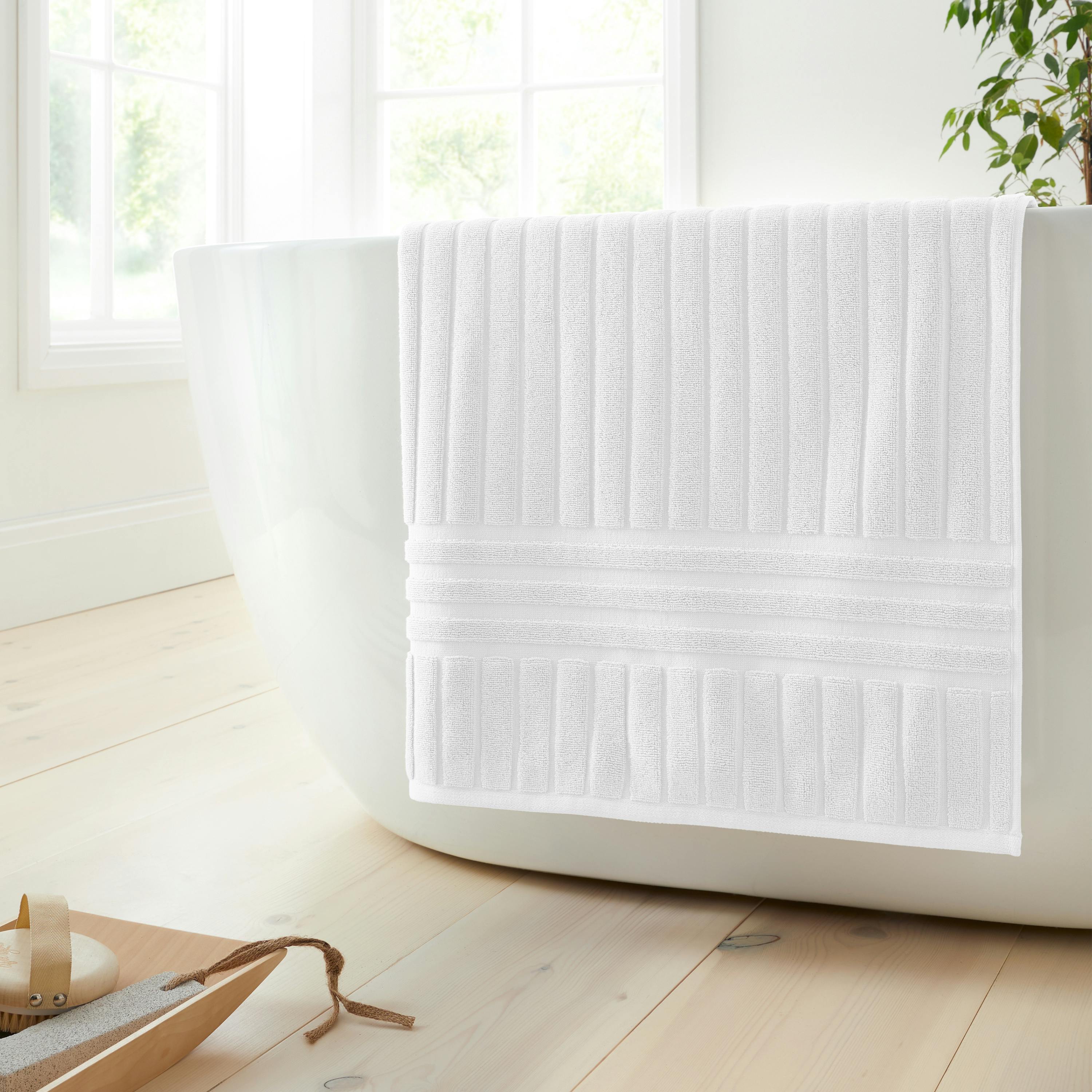 Rackhams White Hotel Cotton Towel - Bath Sheet