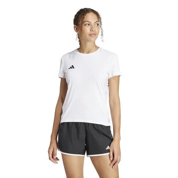 Adidas Women's White Adizero Aeroready Running T-Shirt In1173 - Xl