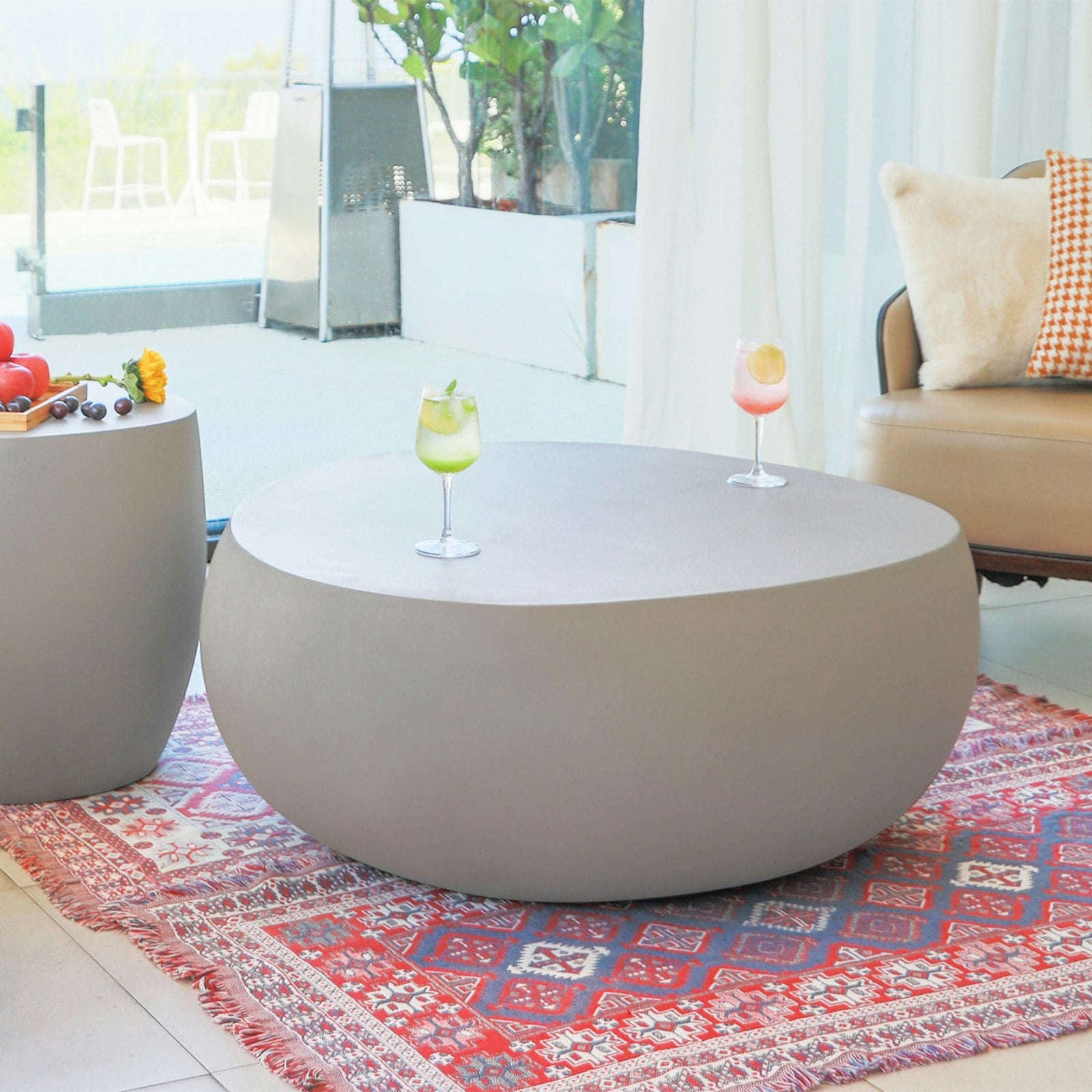 Rackhams Gray Ikaria Grc Coffee Table In Space - Space - Grc Concrete - 1