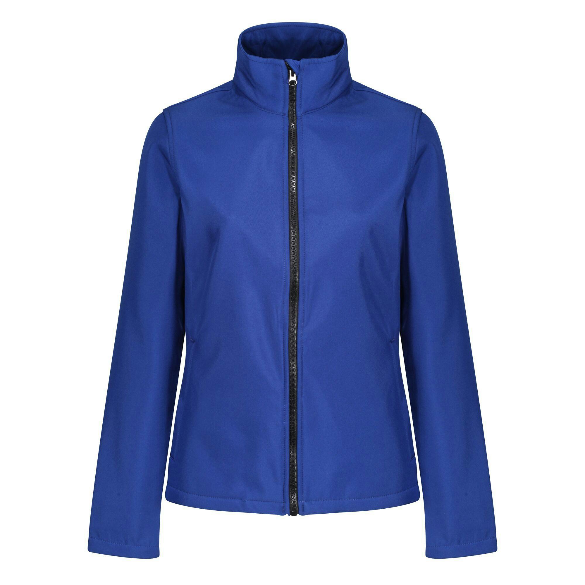 Regatta Ablaze Printable Soft Shell Jacket for Women, Size 14, Blue - Image 2