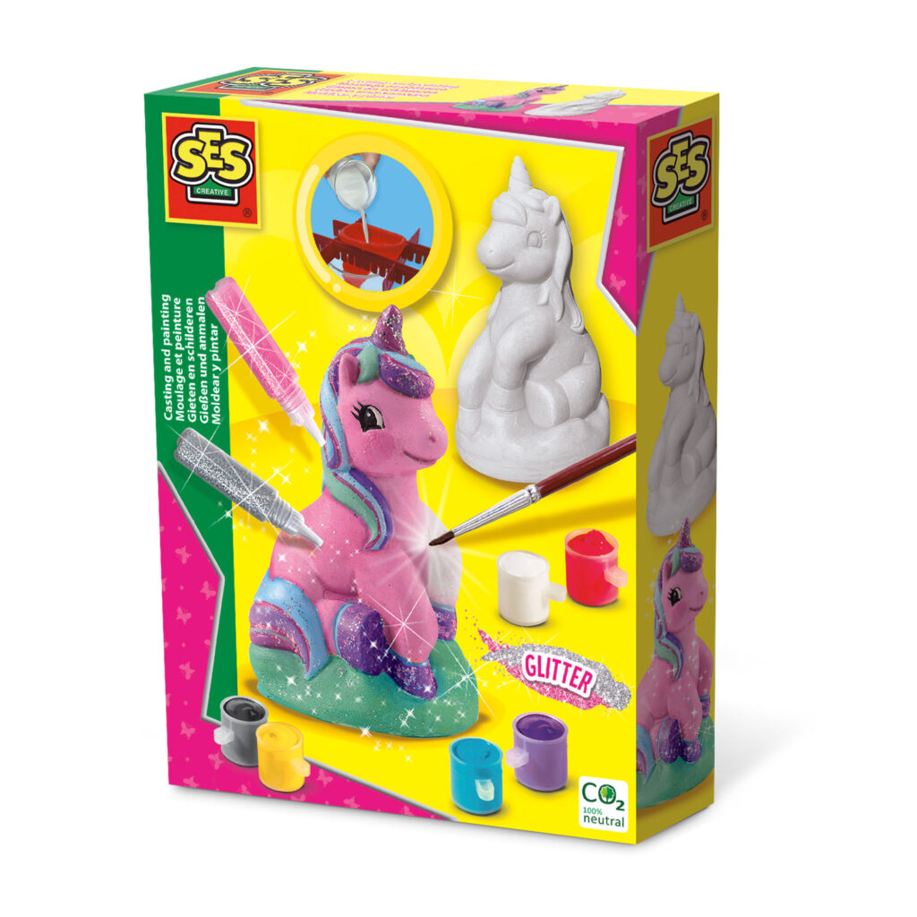 Ses Creative Pink/Silver Casting And Painting - Unicorn