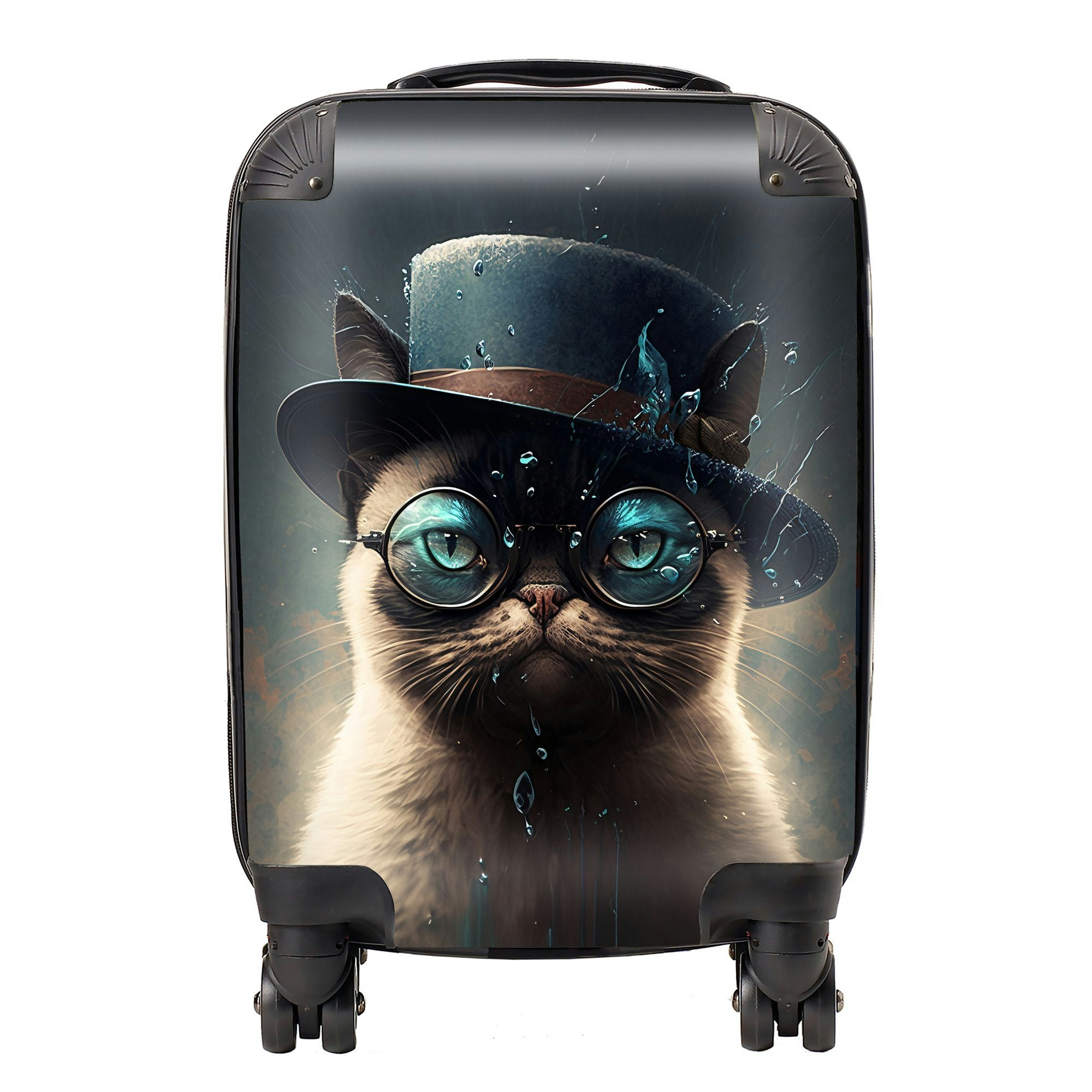 Warren Reed Siamese Cat Splashart Suitcase - Mini Cabin