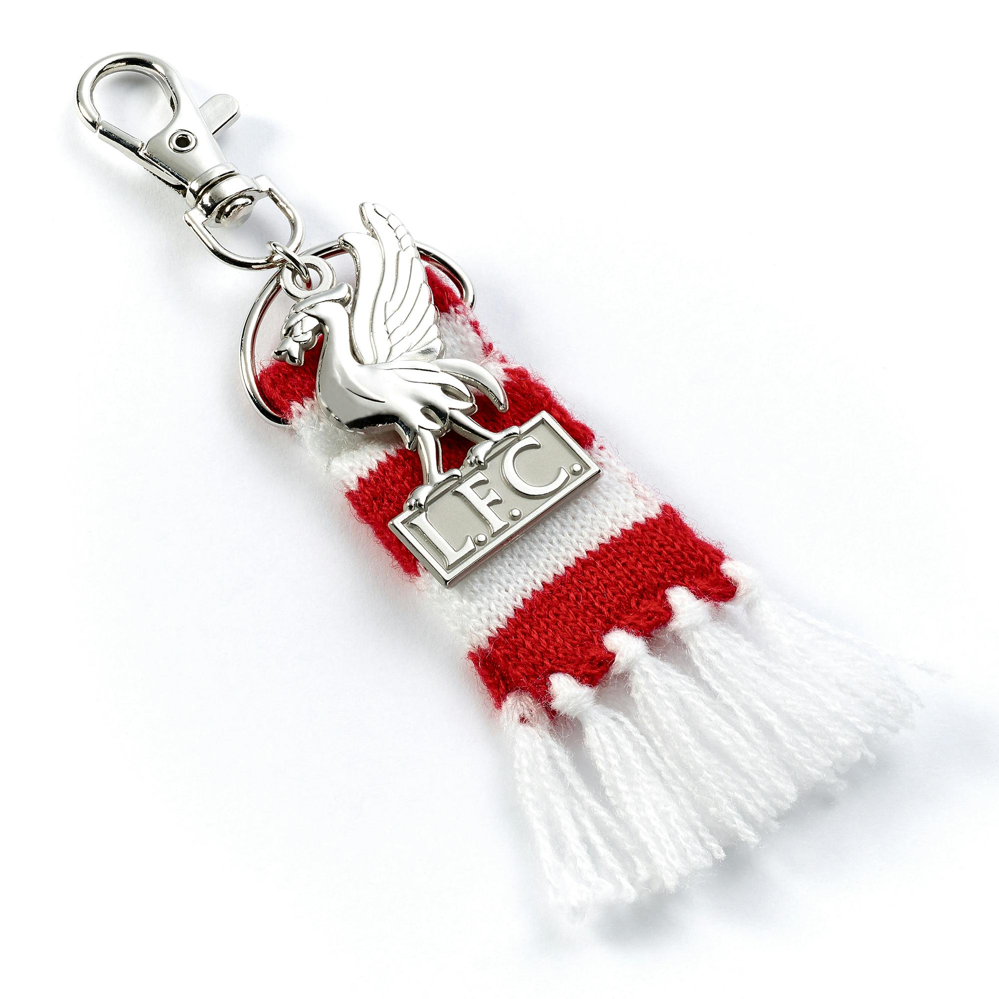 The Carat Shop Red Liverpool Football Club Scarf Liver Bird Backpack Hanger