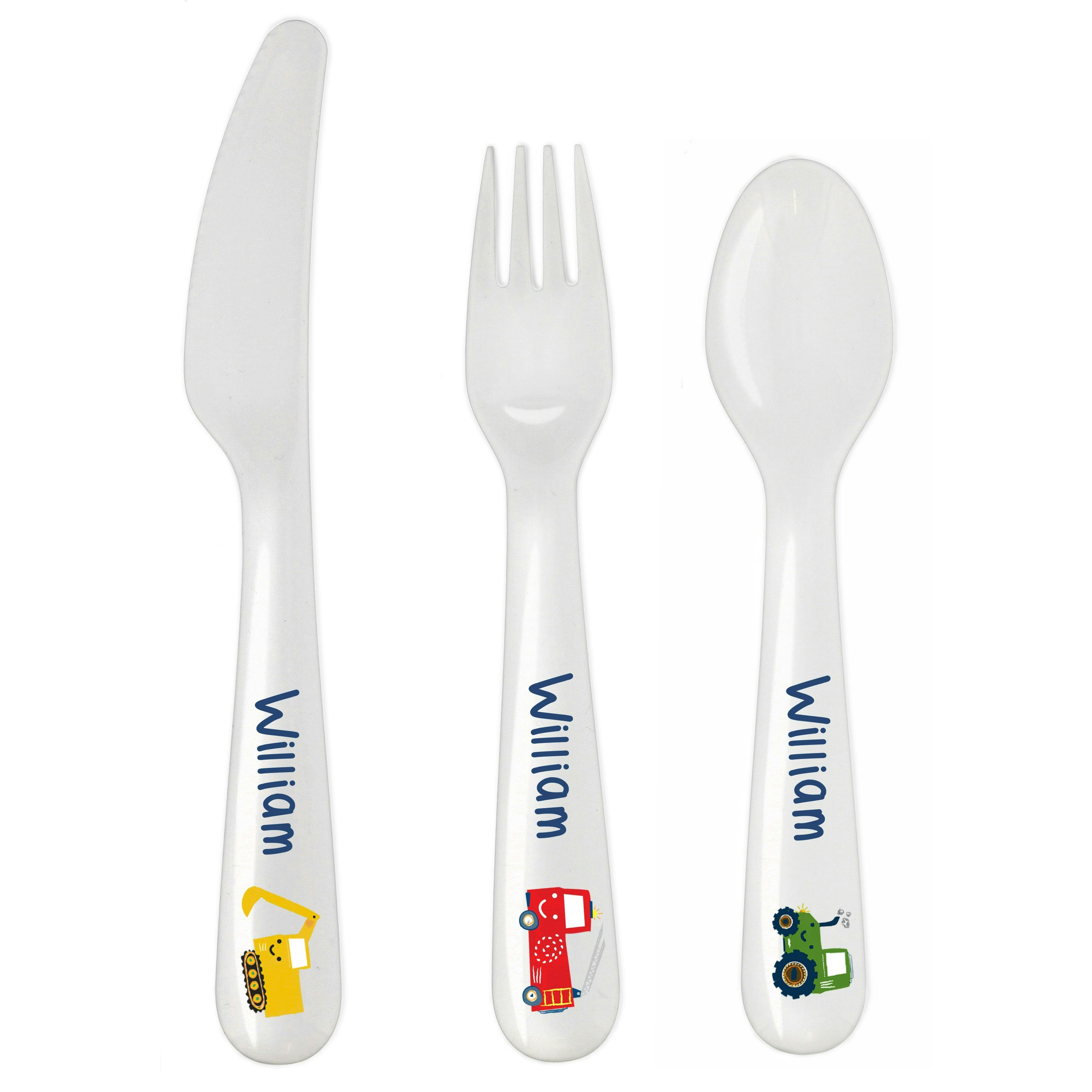 Rackhams Personalised Vehicles Plastic Cutlery