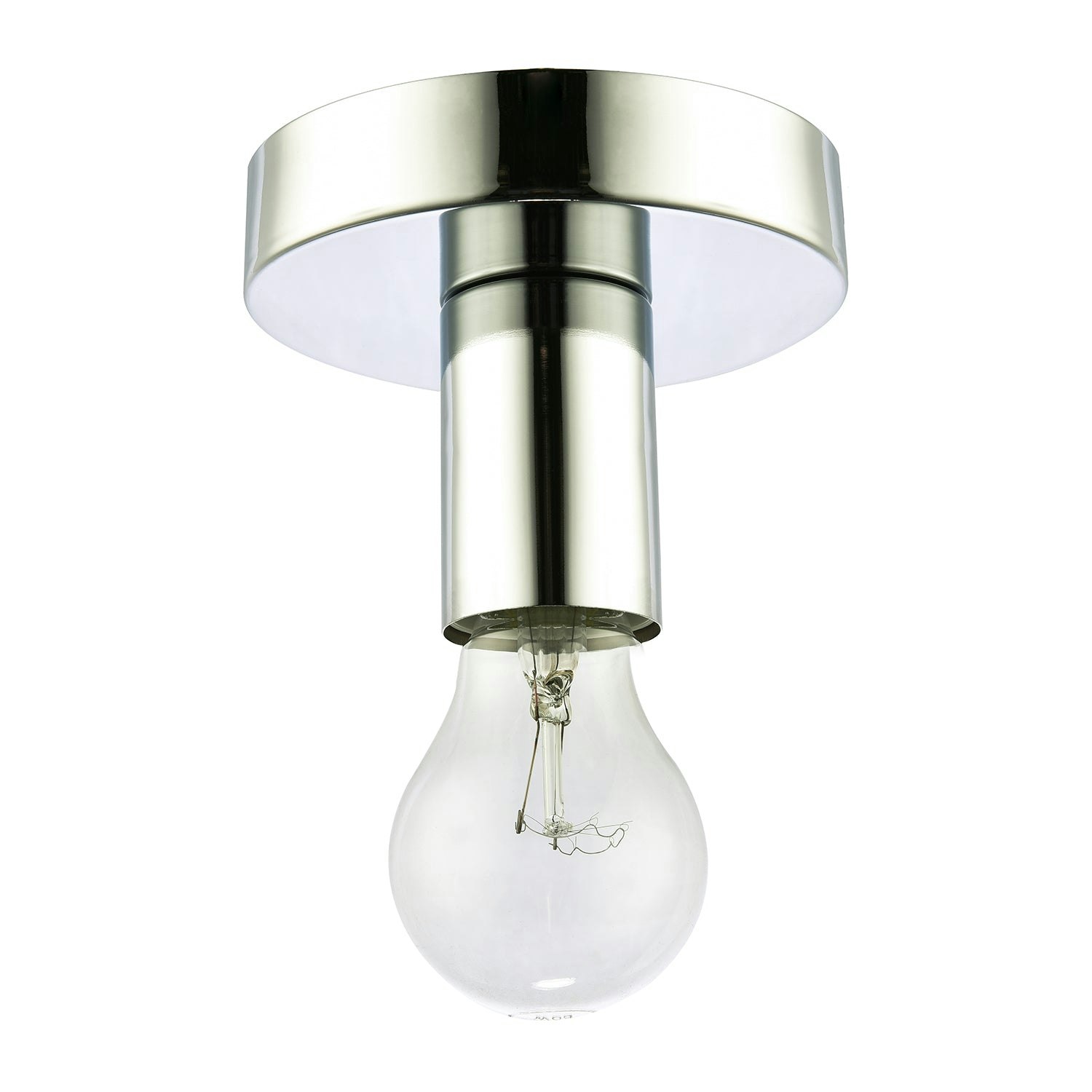 Rackhams Light Polished Chrome Ceiling Or Wall Fitting For Industrial Style Bulbs