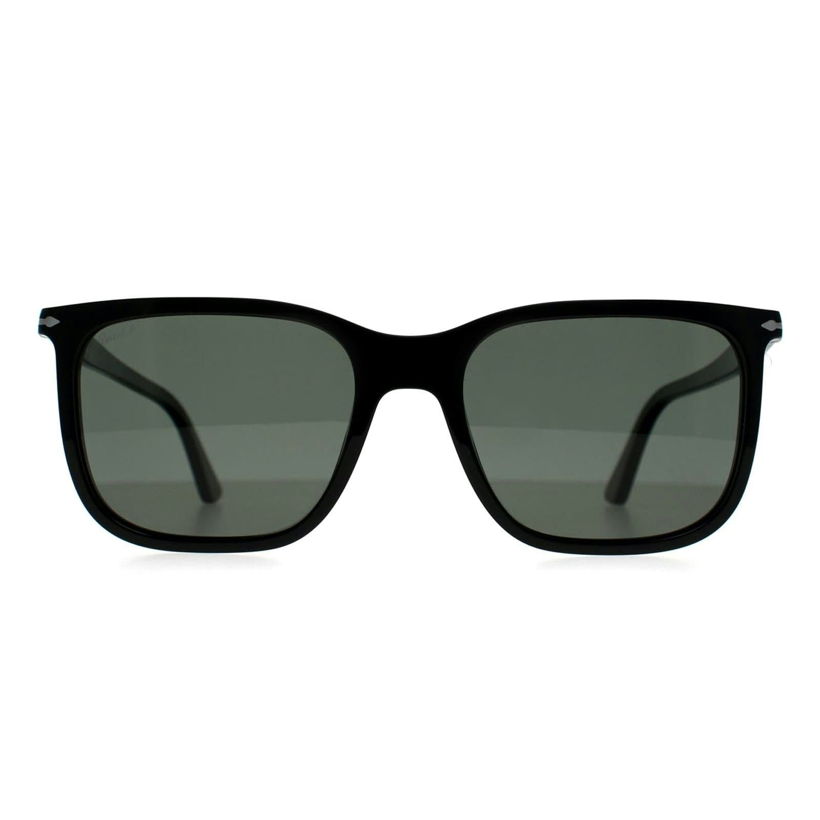 Persol Sunglasses PO3357S 95/58 Black Green Polarized - Image 5
