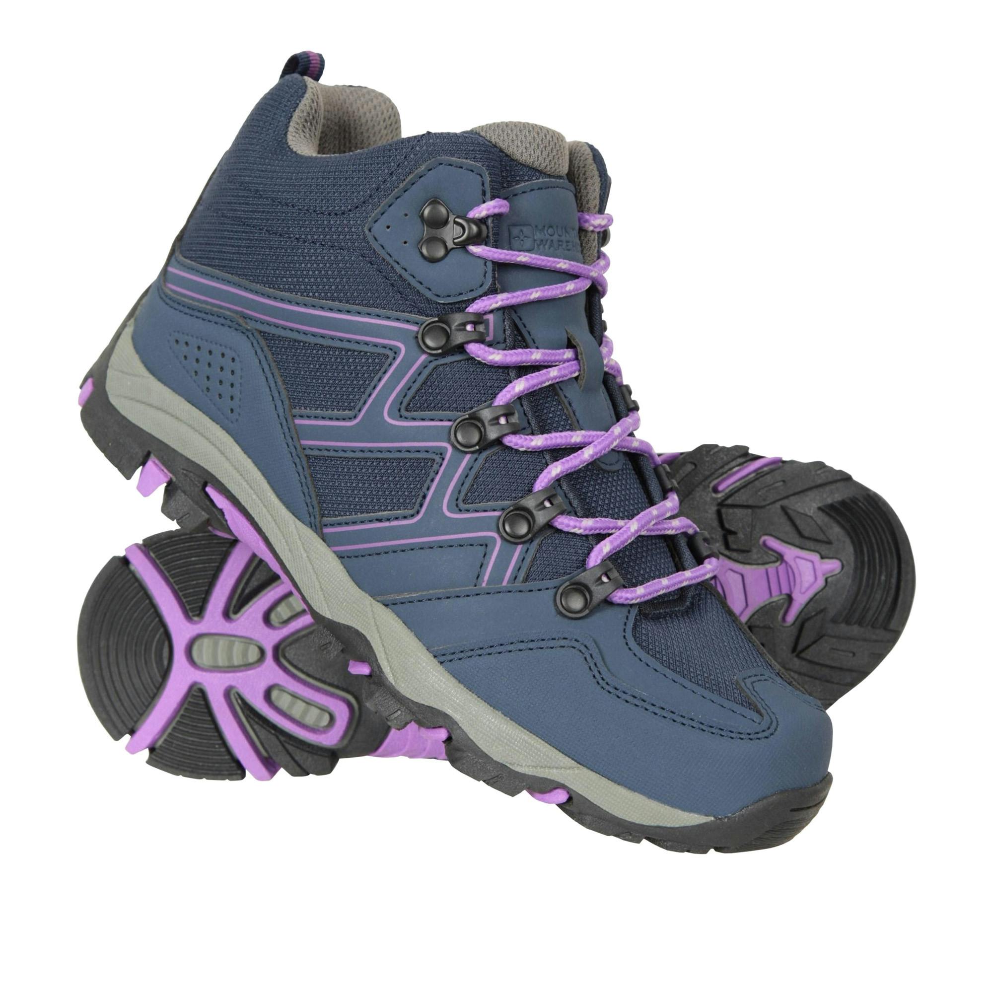 Mountain Warehouse Purple Childrens/Kids Oscar Walking Boots - 13 Uk Child - 50% Mesh/50% Synthetic