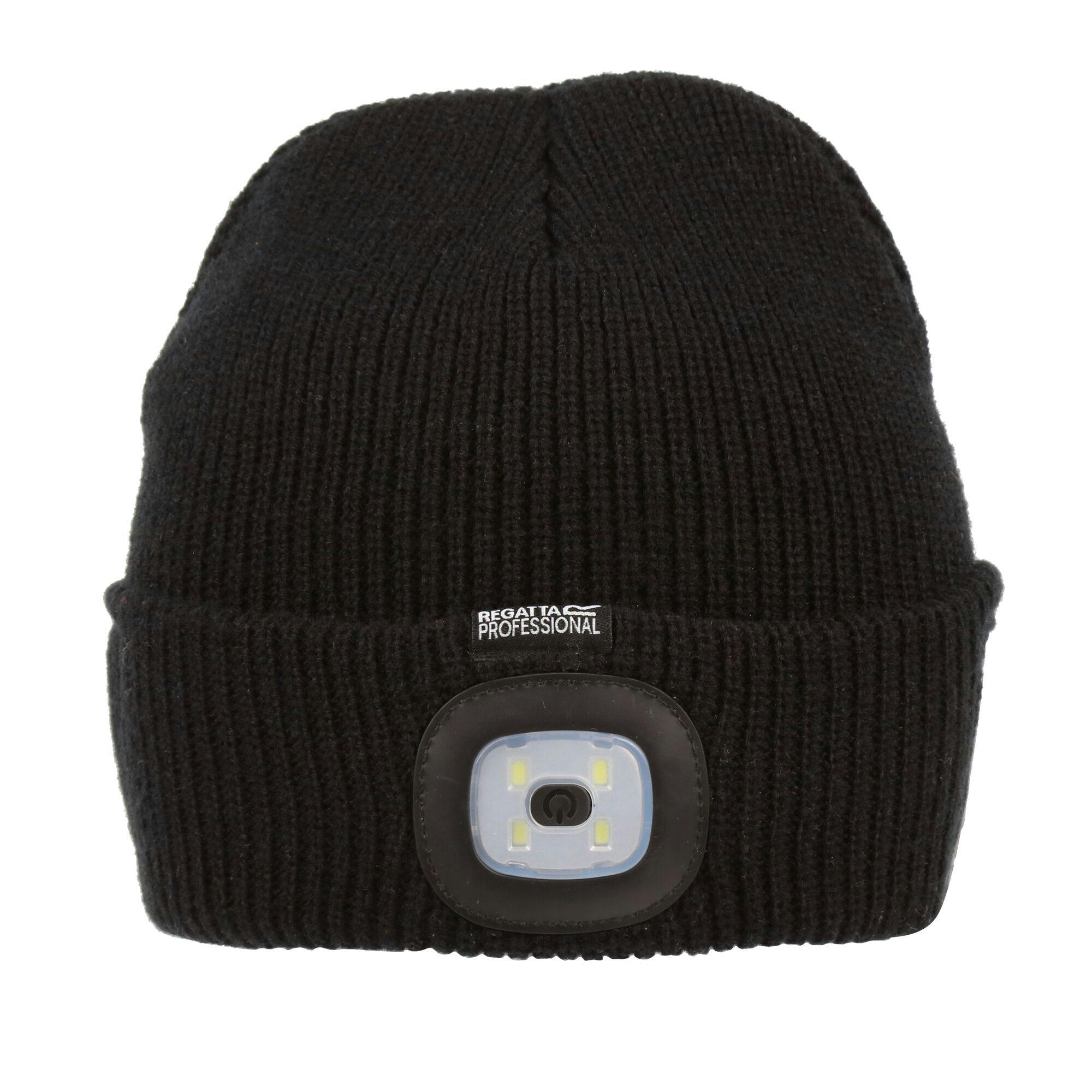 Regatta Unisex Black Professional Adult Torch Beanie - One Size - 100% Acrylic