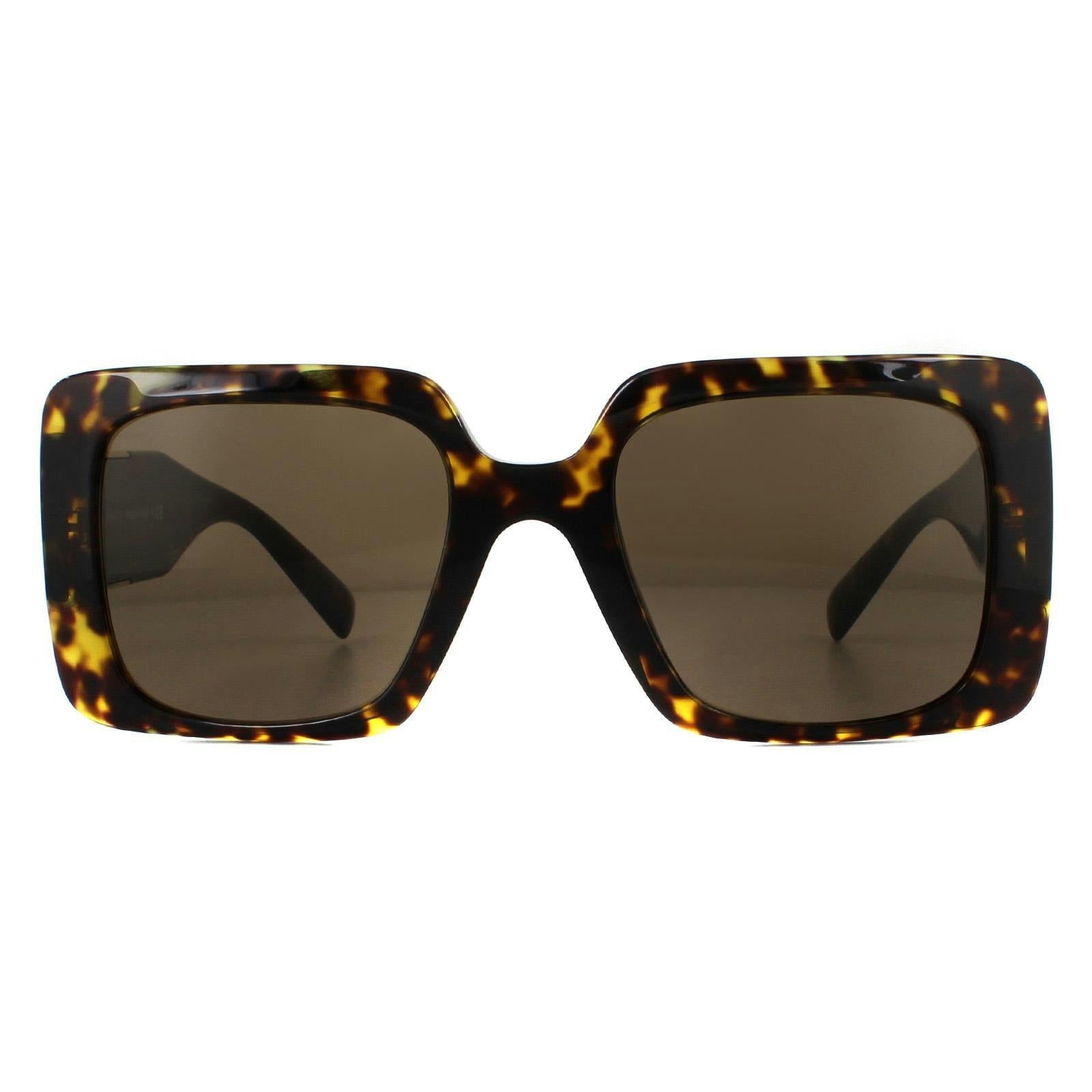 Versace , Sunglasses, Unisex, Brown, 54 Mm, Rectangular Oversized Sunglasses With Medusa Logo - Image 10