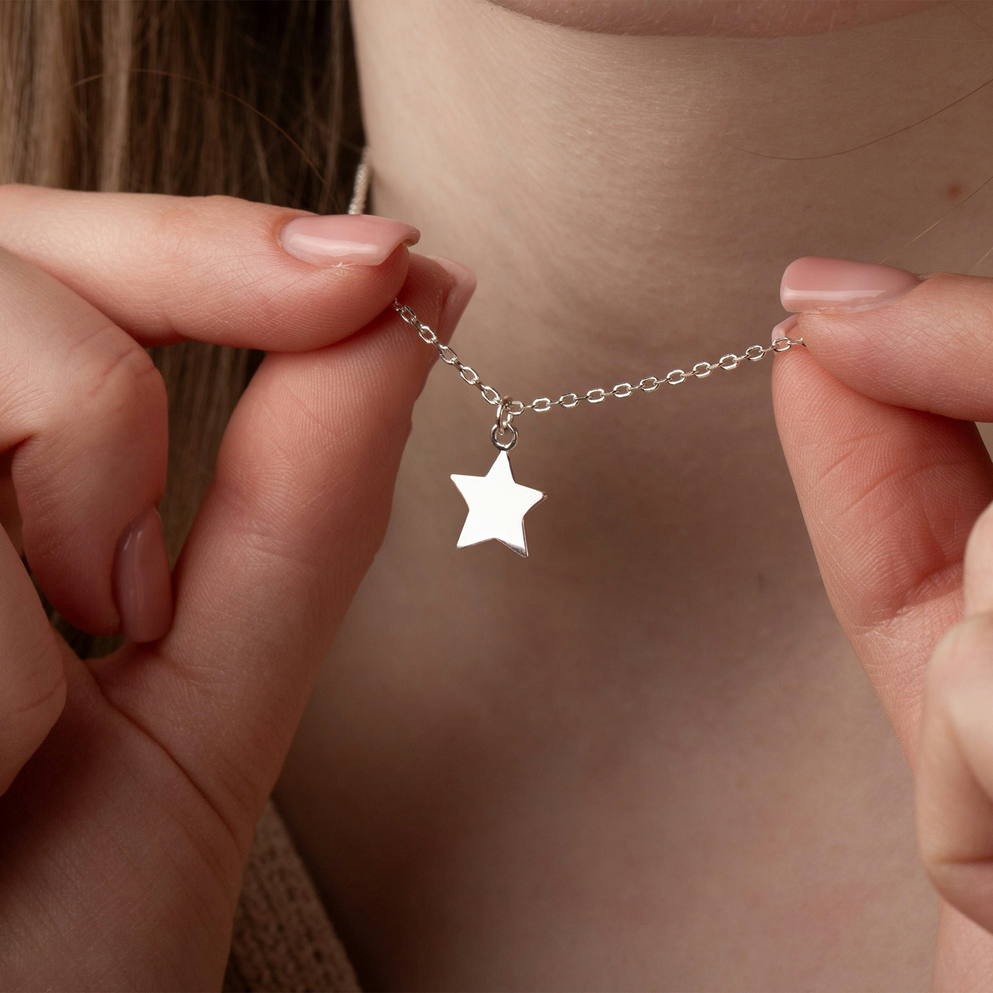 Mylee London Silver Star Necklace - Sterling - Yes