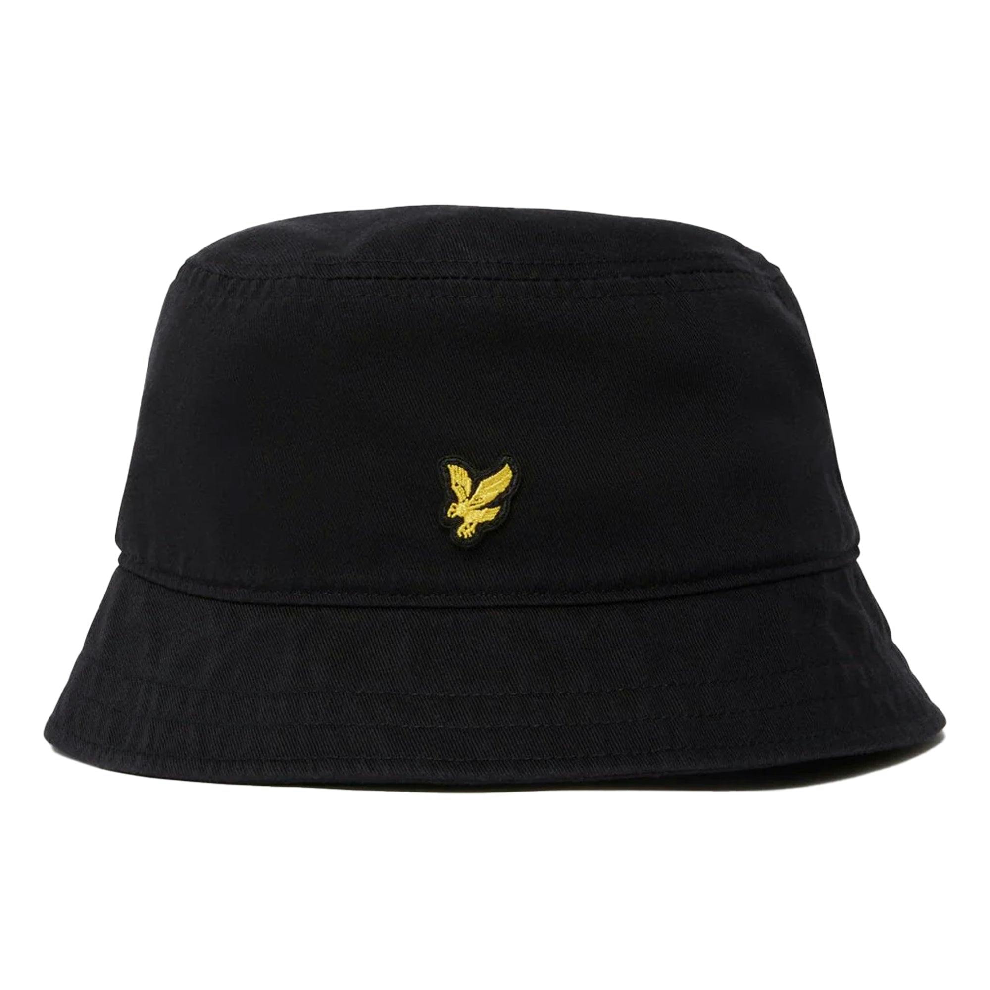 Lyle & Scott Black Bucket Hat Jet - One Size