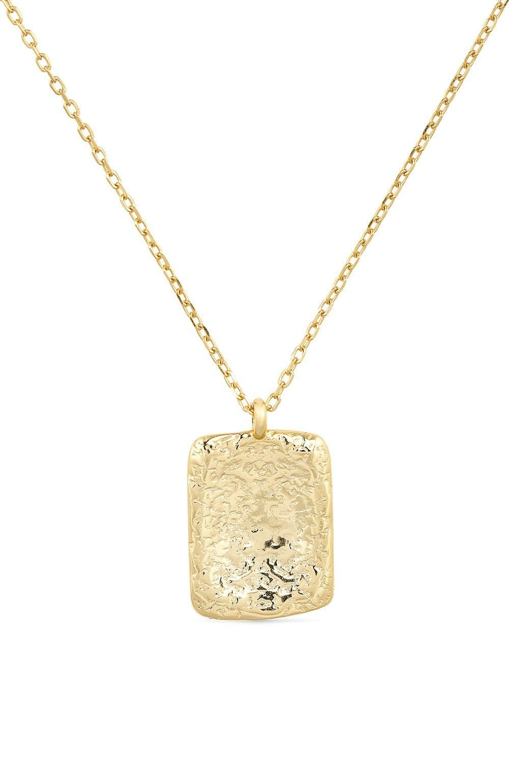 Elk & Bloom Gold Chunky 18K Coin Medallion Necklace - 44Cm Full Necklace - No Thank You