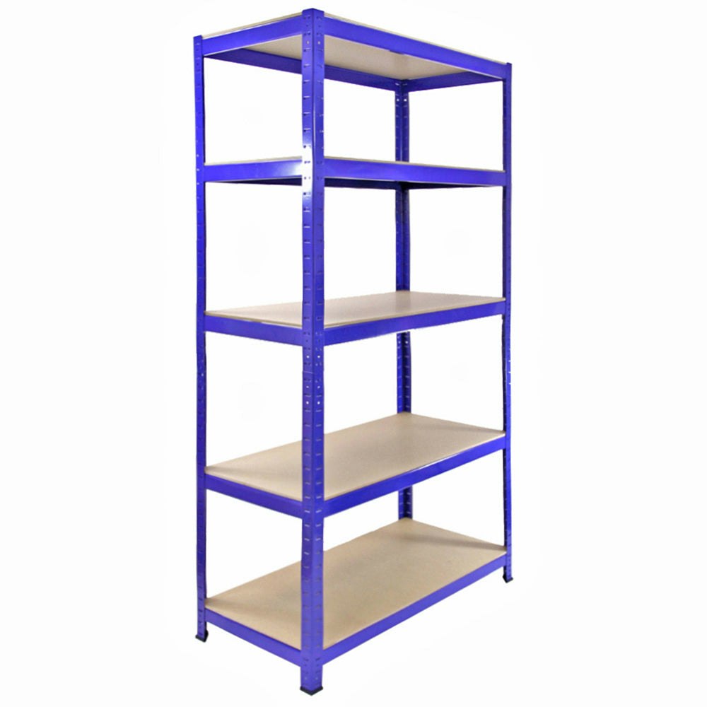 Rackhams Blue T-Rax Metal Storage Shelves - (90Cm W, 45Cm D)
