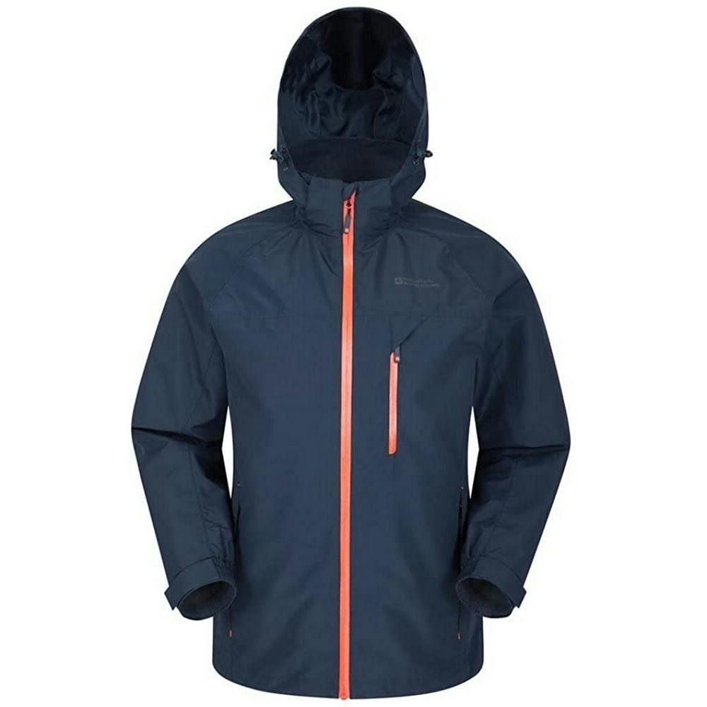 Mountain Warehouse Men's Brisk Extreme Waterproof Jacket - Navy - 3XL - Navy - 100% Polyester