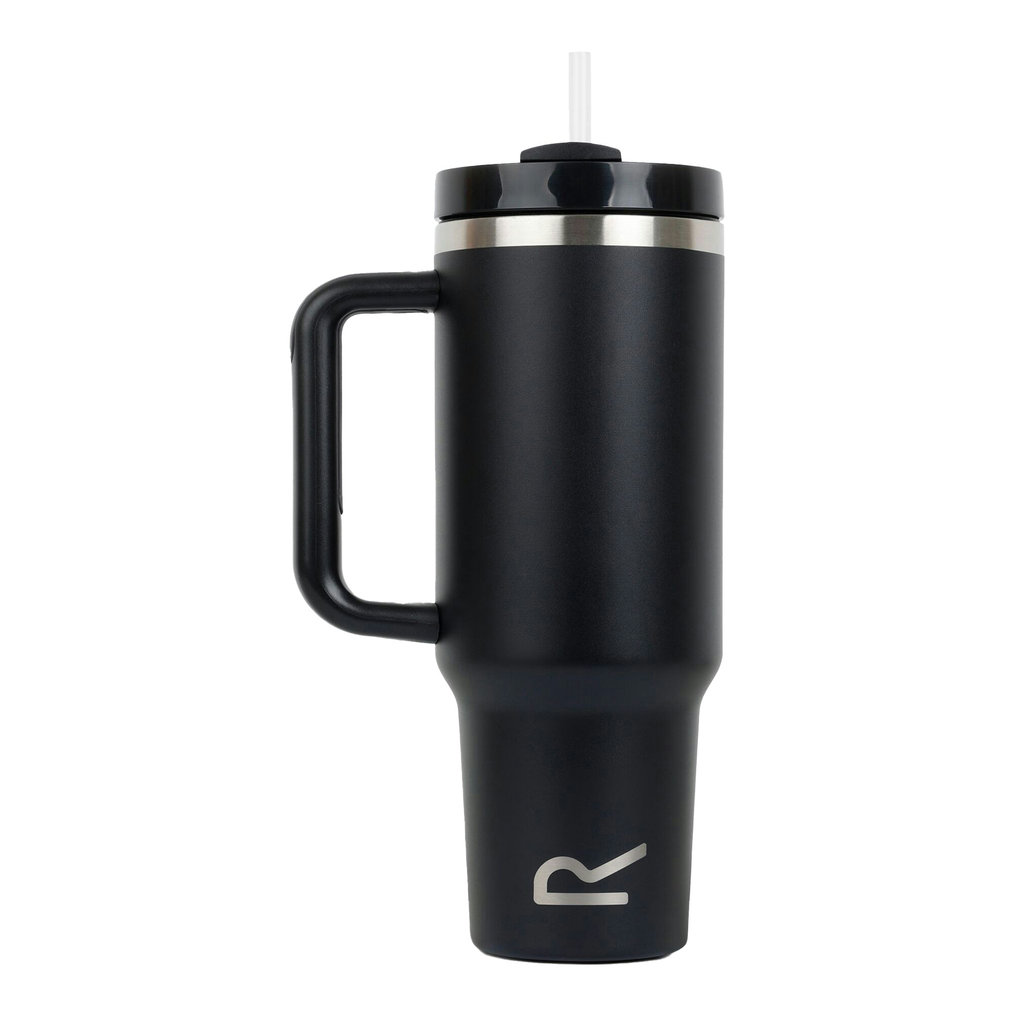 Rackhams Black Thermulate Insulated 1.2L Travel Mug - One Size