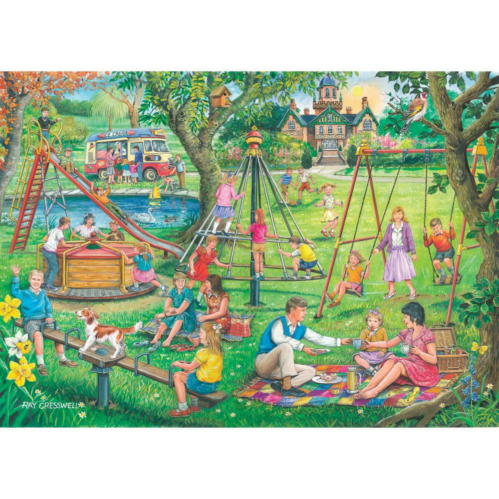 The House Of Puzzles Park & Rides Big 250 Piece Jigsaw Puzzle