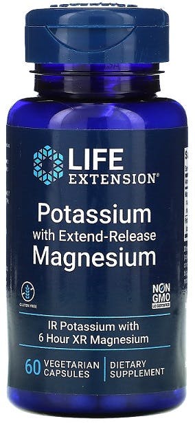 Life Extension Potassium With Extend-Release Magnesium 60 Veg Caps - Image 6