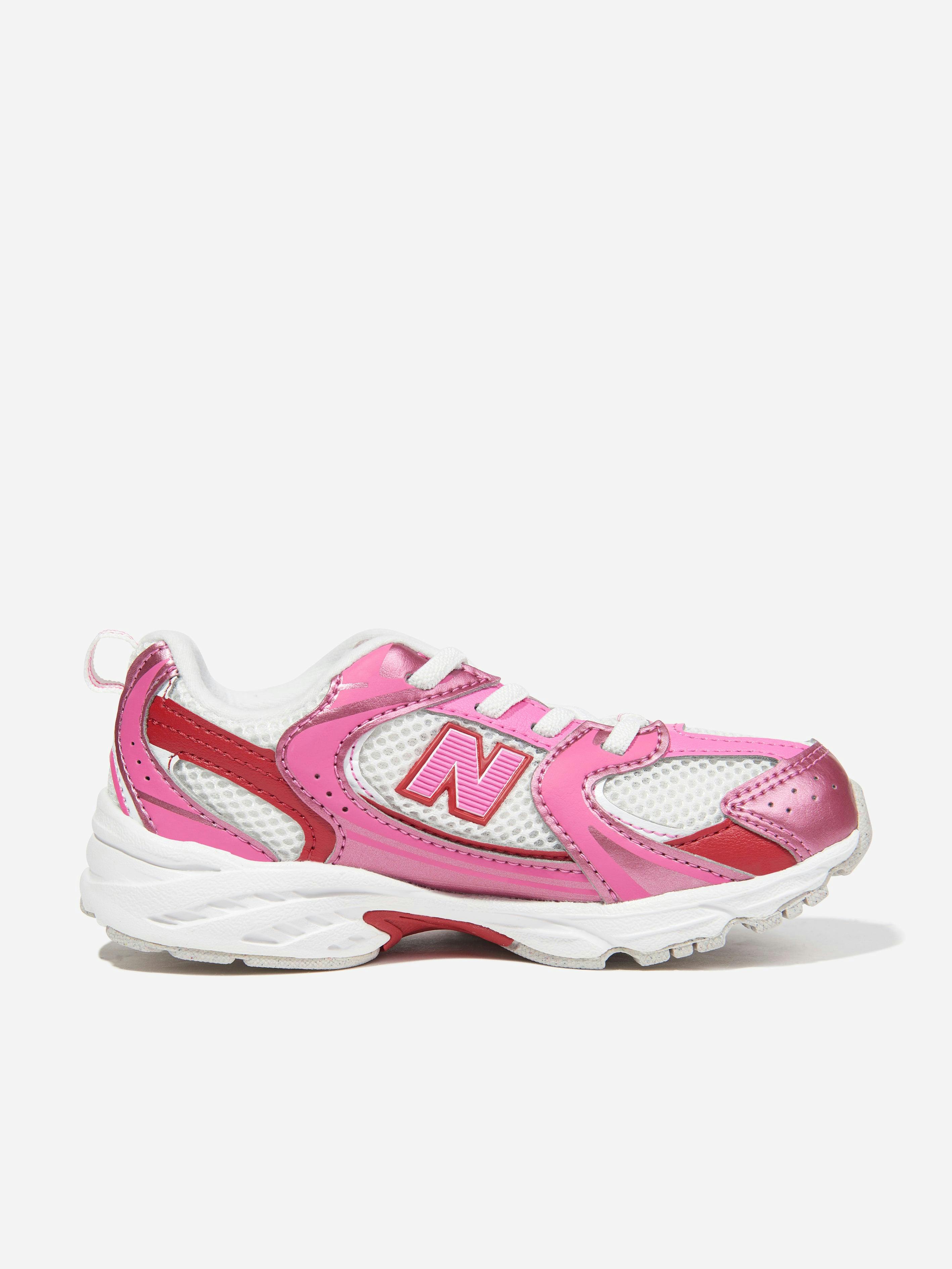 New Balance Girls Pink 530 Bungee Lace Trainers In - Eu 23 Uk 6 - Us 6.5
