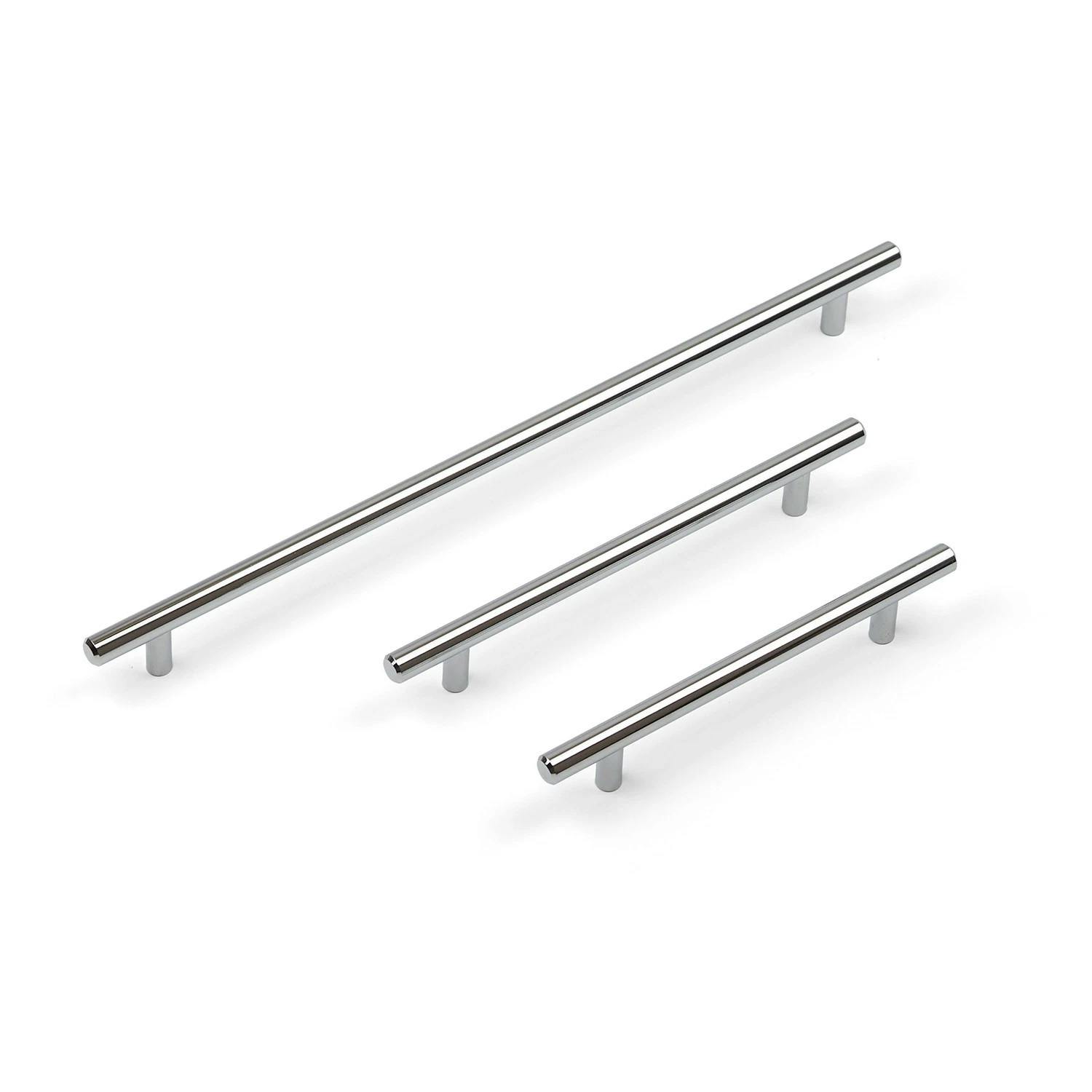 Rackhams Silver Polished Chrome Bar Handles - 320Mm Handle - Polished Chrome