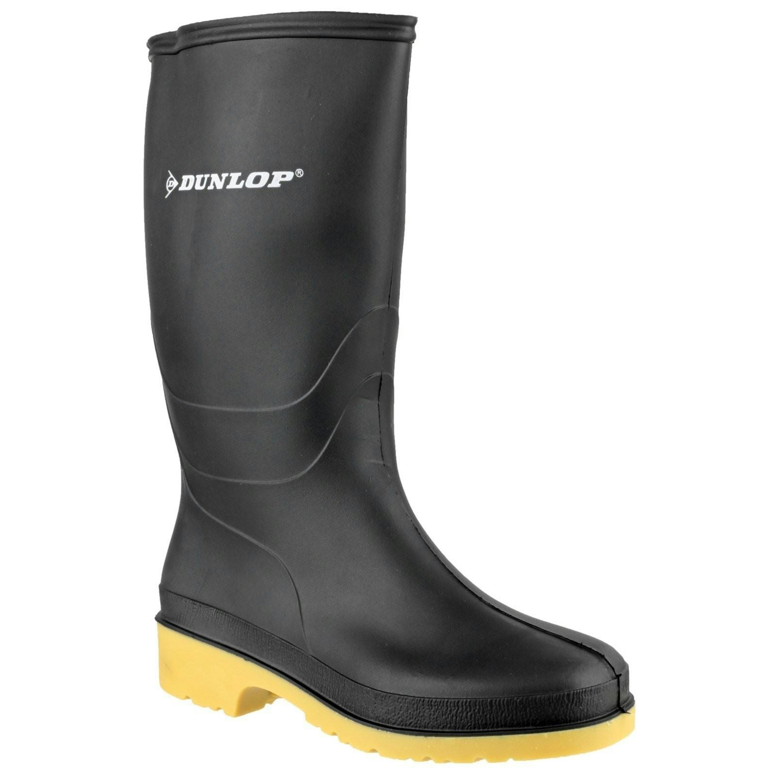 Dunlop Black Dulls Wellington Boots - 8 Uk - 8 Uk