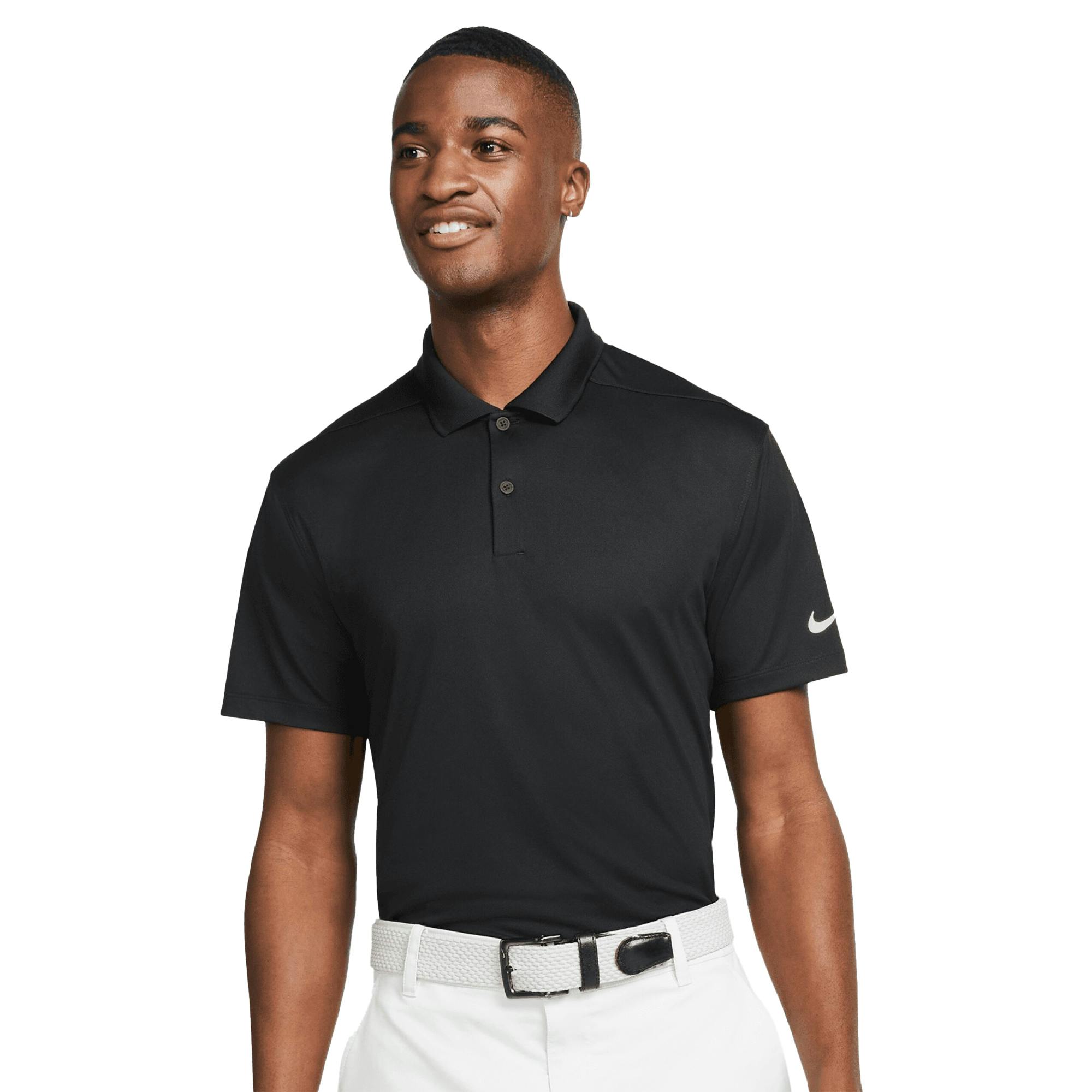 Nike Men's Black Victory Dri-Fit Polo Shirt - Xxl - 100% Recycled Polyester