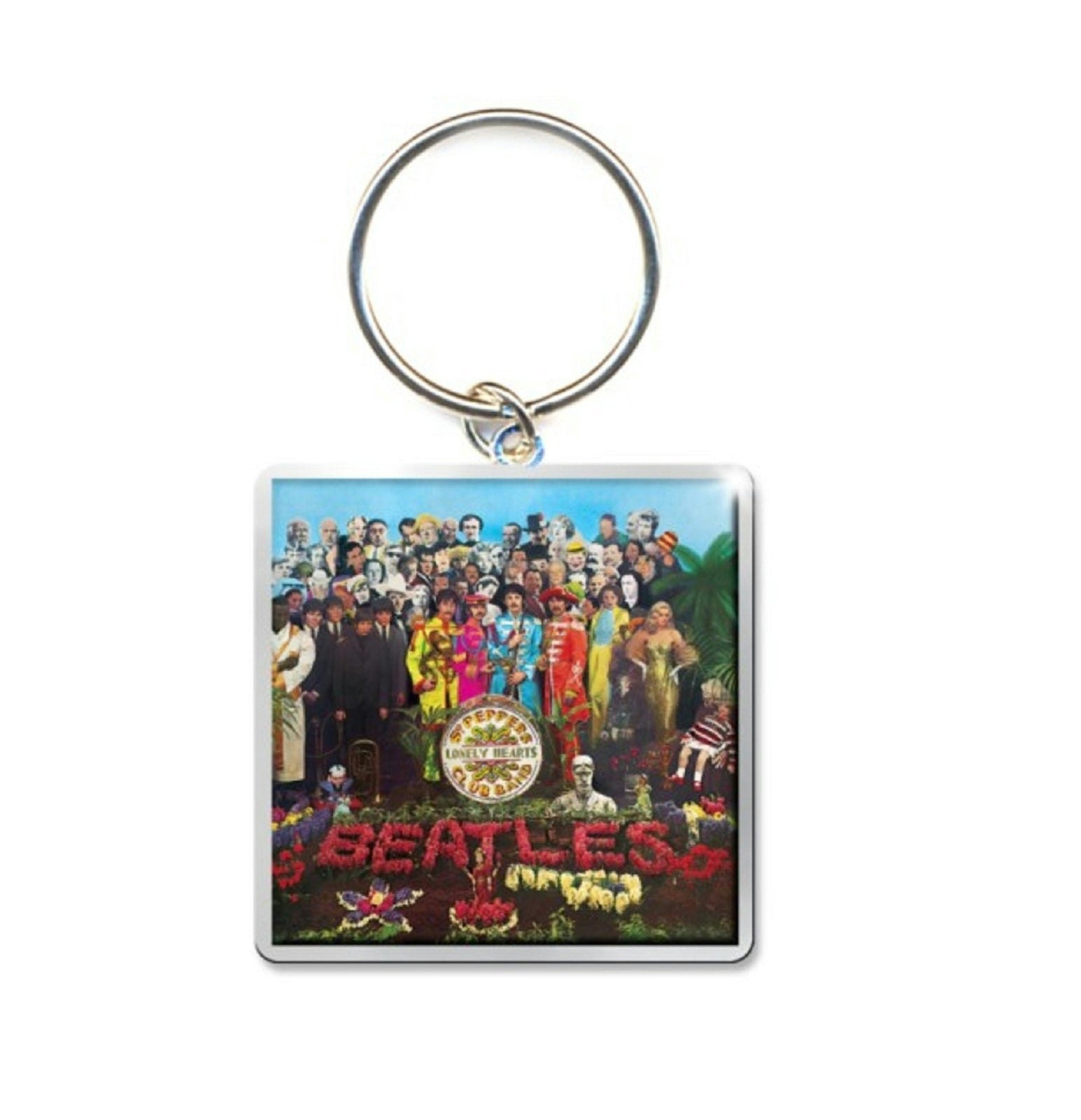 Paradiso Clothing The Beatles Keyring Sgt Pepper Album Keychain