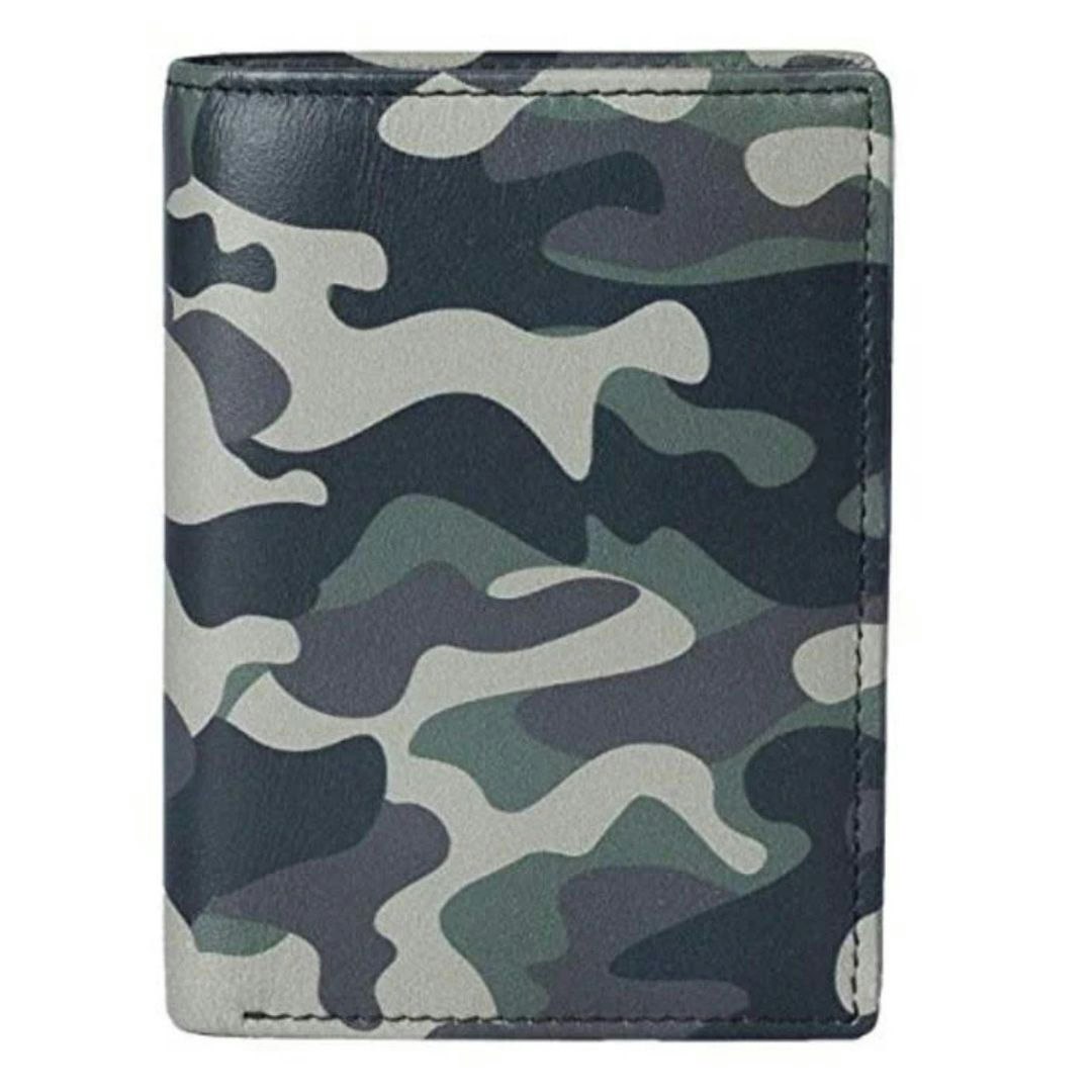 Mala Leather Camo Leather Rfid Card Wallet - Multi