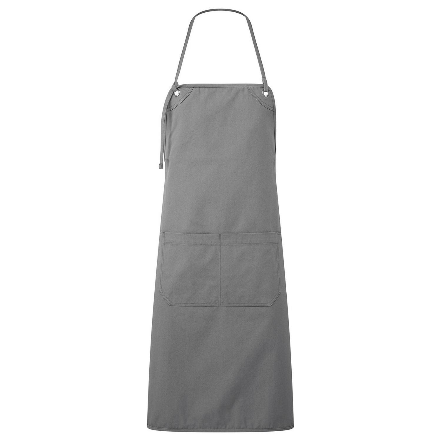 Premier (One Size, Dark Grey) Artisan's Choice Canvas Double Pocket Apron - Image 2