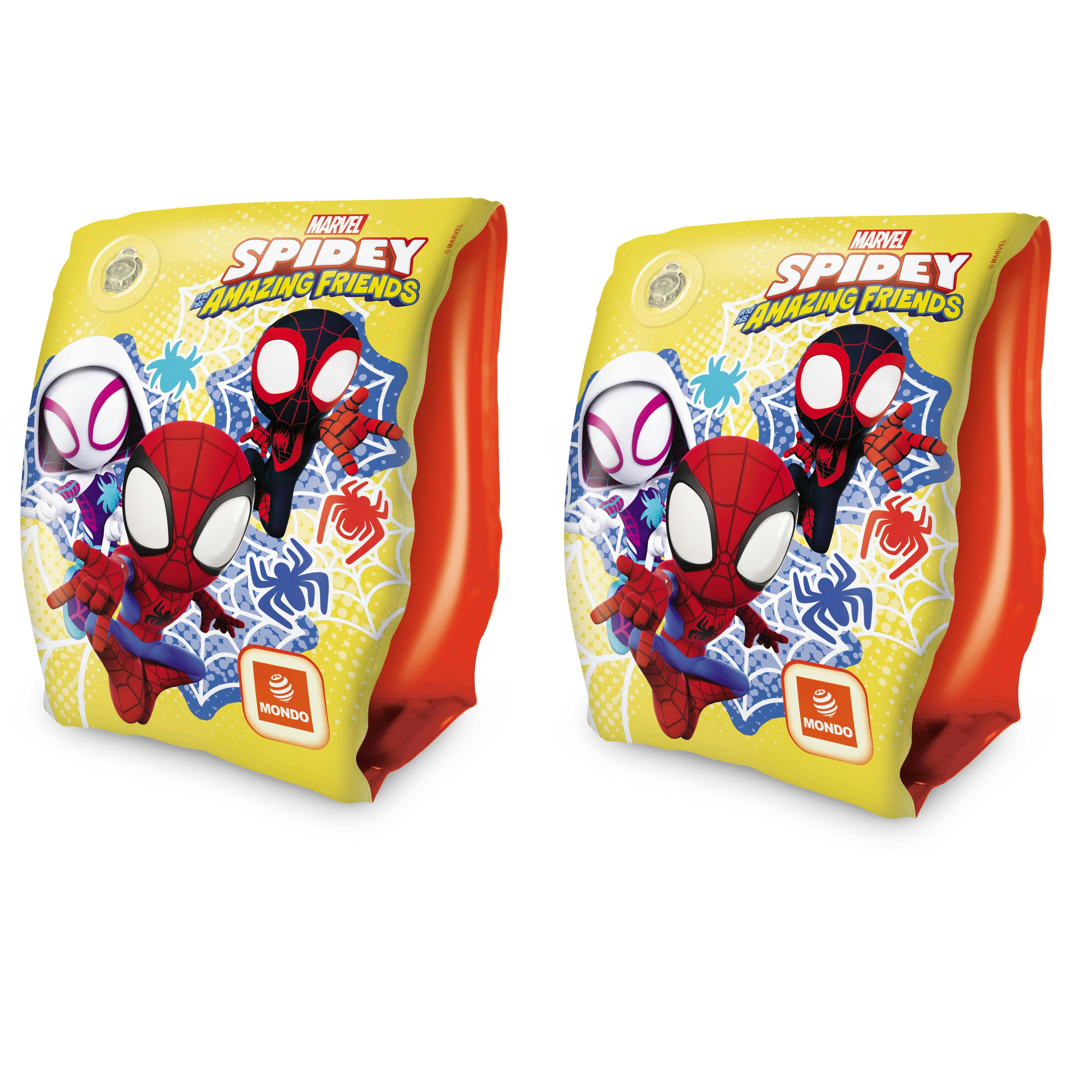 Mondo Red Marvel Spidey Inflatable Arm Bands For Kids 15X23cm - Vinyl