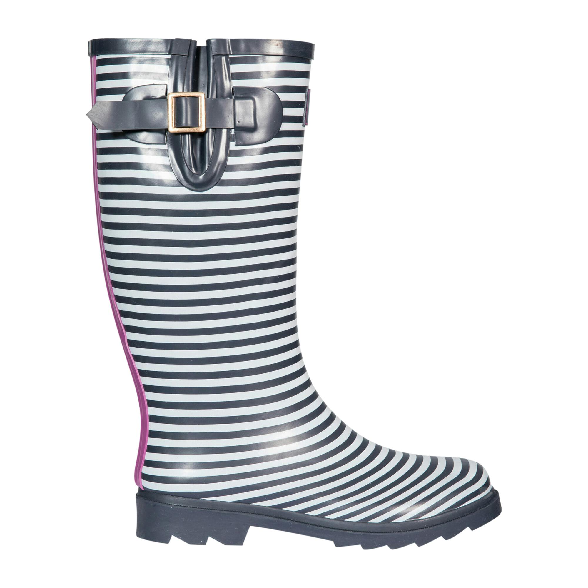 Trespass Women's Samira Wellington Boots in Navy | Size: 7 - Image 2