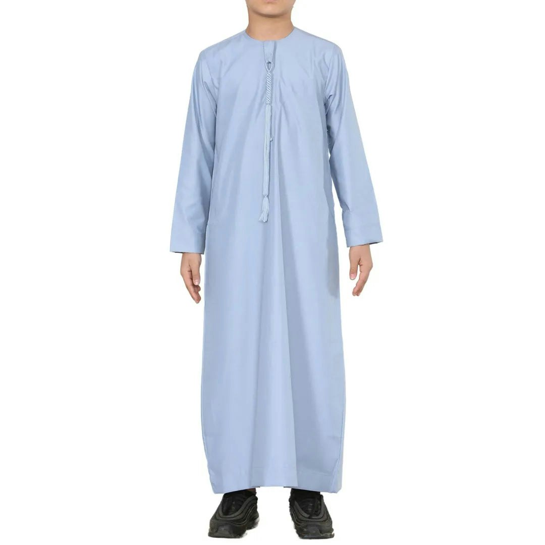 Thobez Boys Purple Tt-001 - 'S Emirati Thobe Islamic Clothing String Tassel - 44