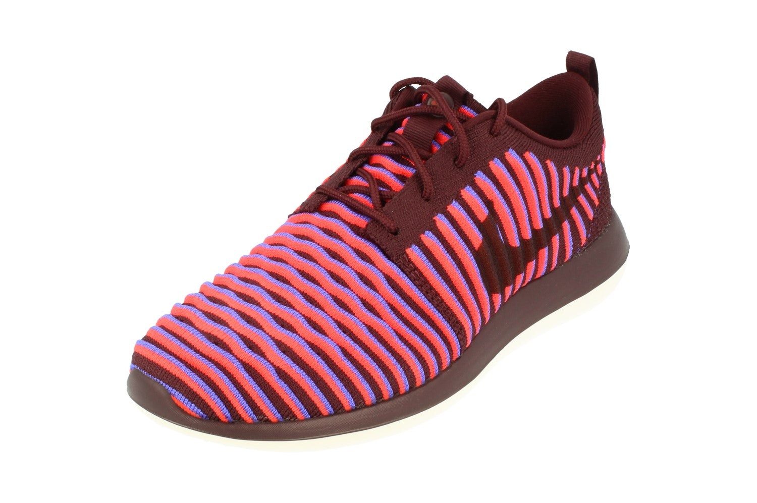 Nike Women's Burgundy Roshe Two Flyknit 844929 601 - Uk 4.5 | Us 7 | Eu 38