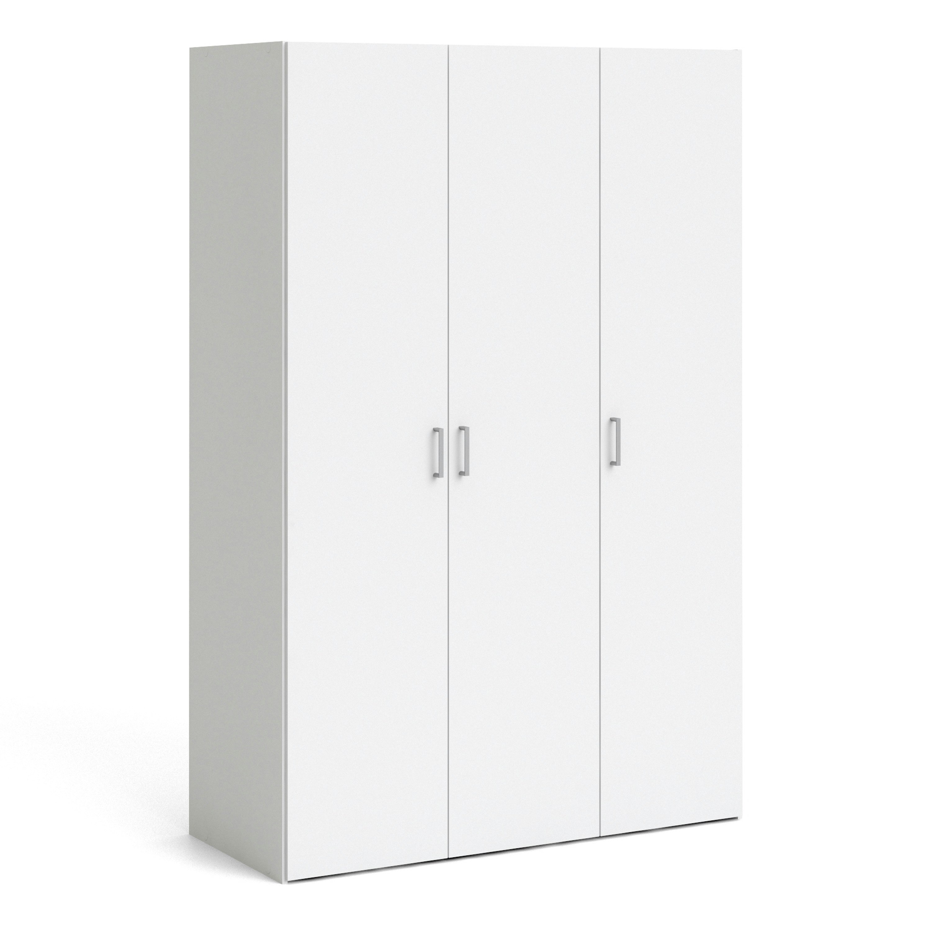 Furniture To Go White Space Wardrobe With 3 Doors 1750 - Malemine - 1