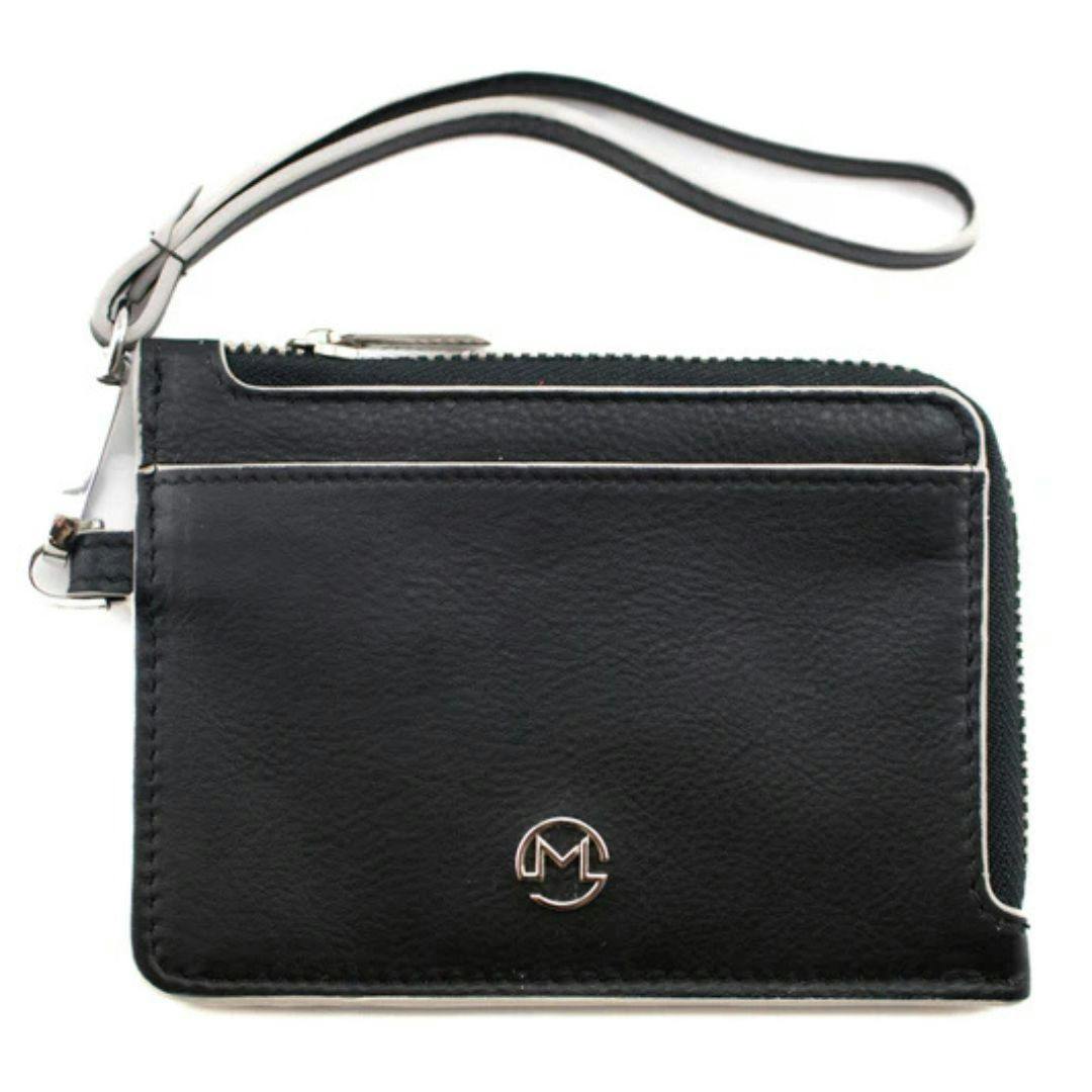 Mala Leather Black The Looplet Rfid Wrist Purse – Genuine Leather