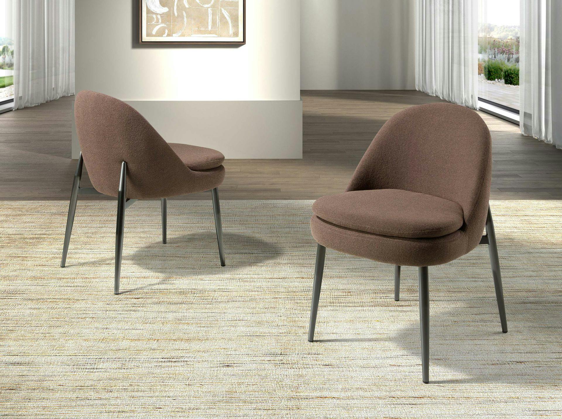 Angel Cerdá Dark/Brown Fabric Chair 4236
