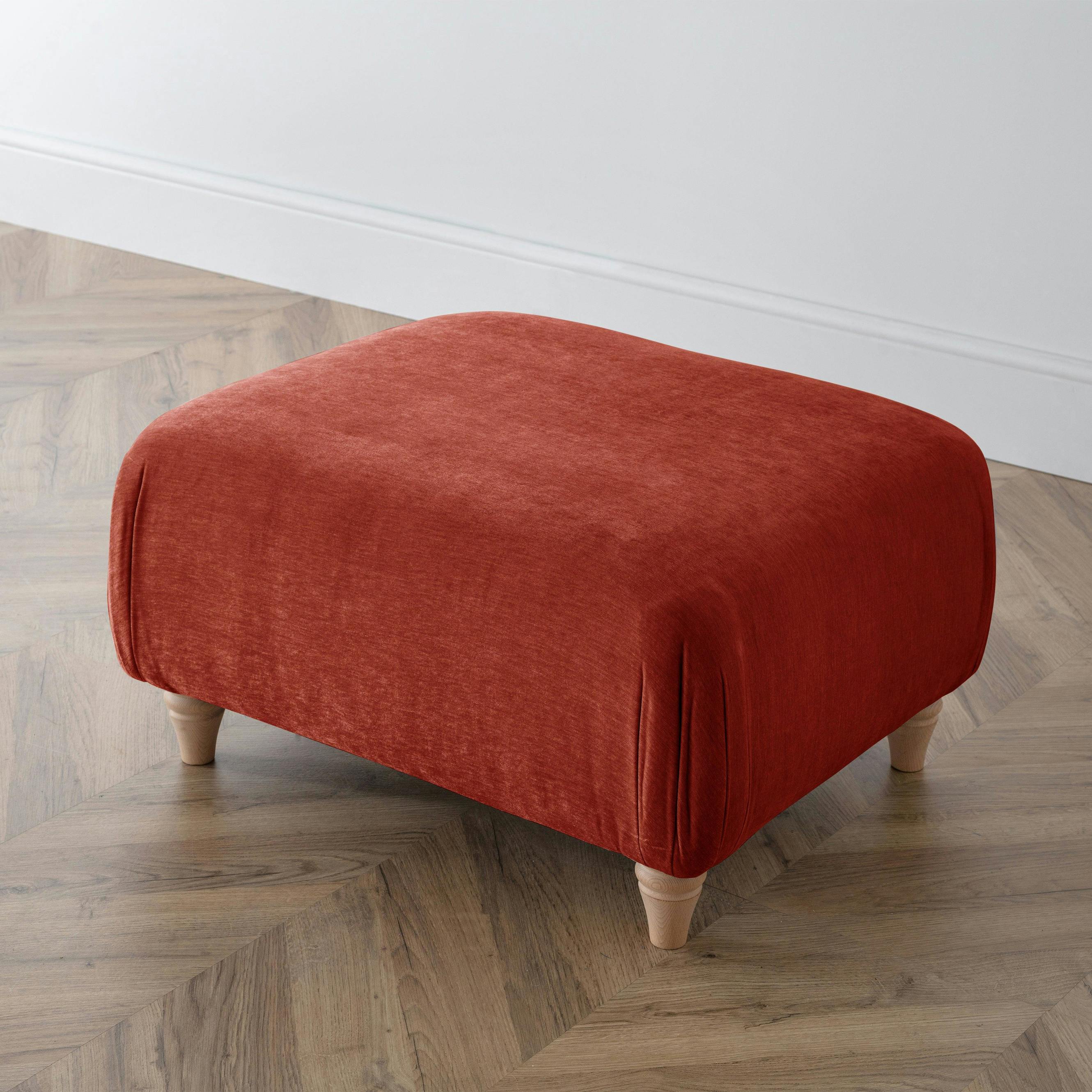 Rackhams The Bromfield Footstool - Apricot