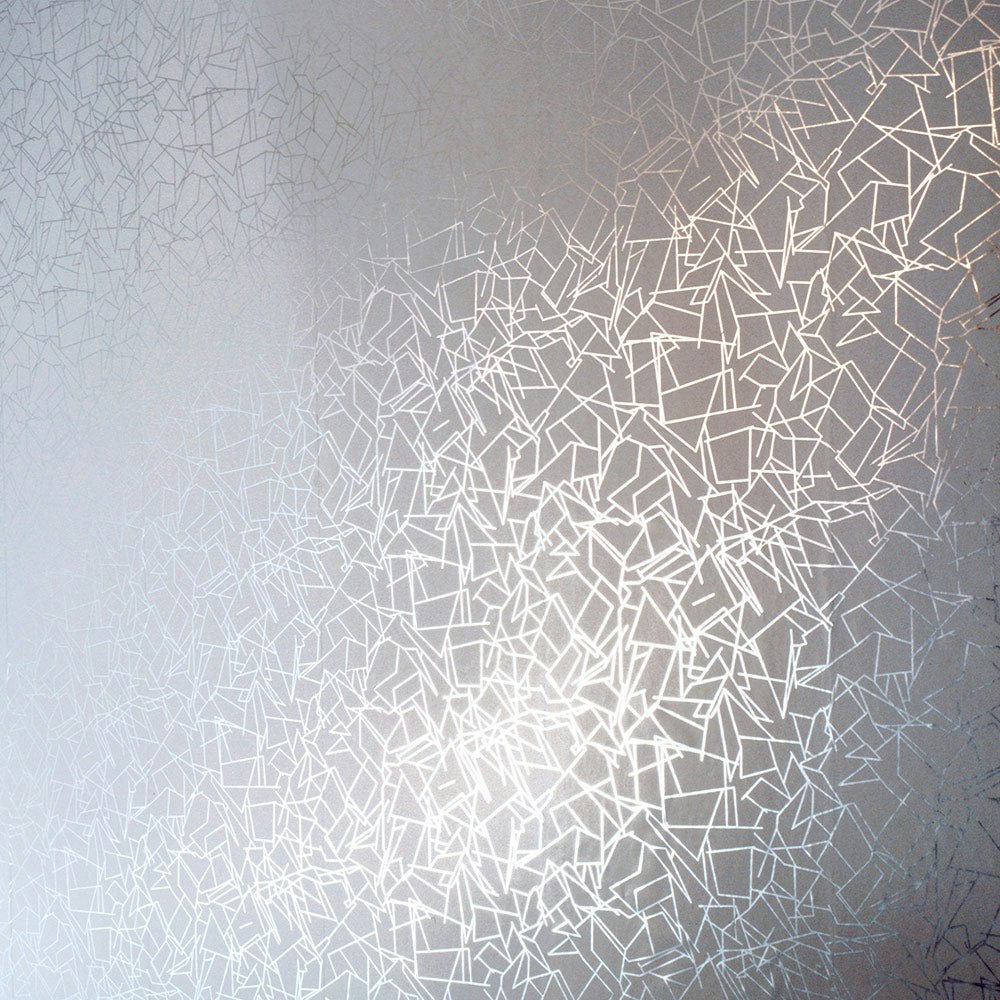 Erica Wakerly Silver/White Angles And Wallpaper - 10M Roll