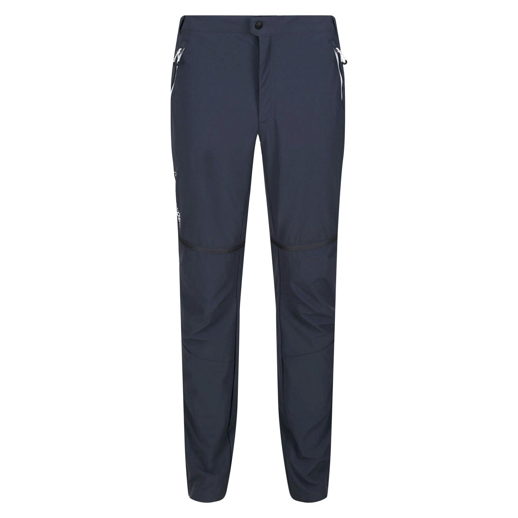 Regatta Men's Grey Mountain Zip-Off Trousers - India - 40R - India - 90% Polyamide/10% Elastane