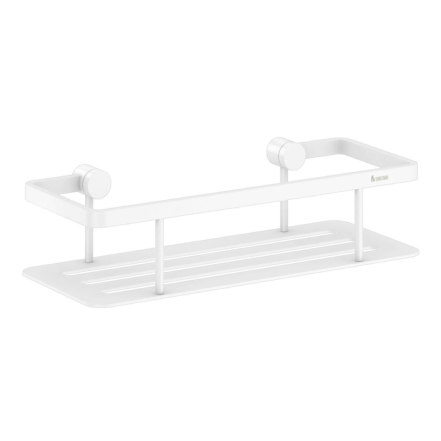 Smedbo White Matt Shower Basket