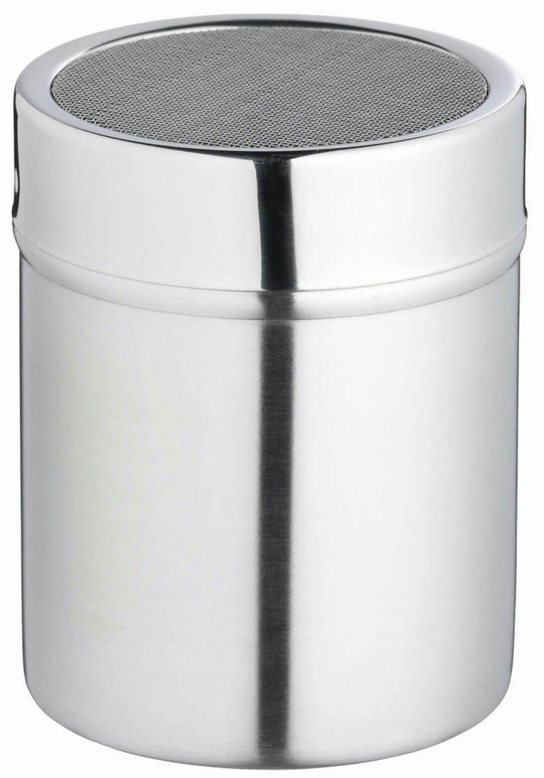 Rackhams Silver Stainless Steel Fine Mesh Shaker And Lid - Stainless Steel - Cake Decorating