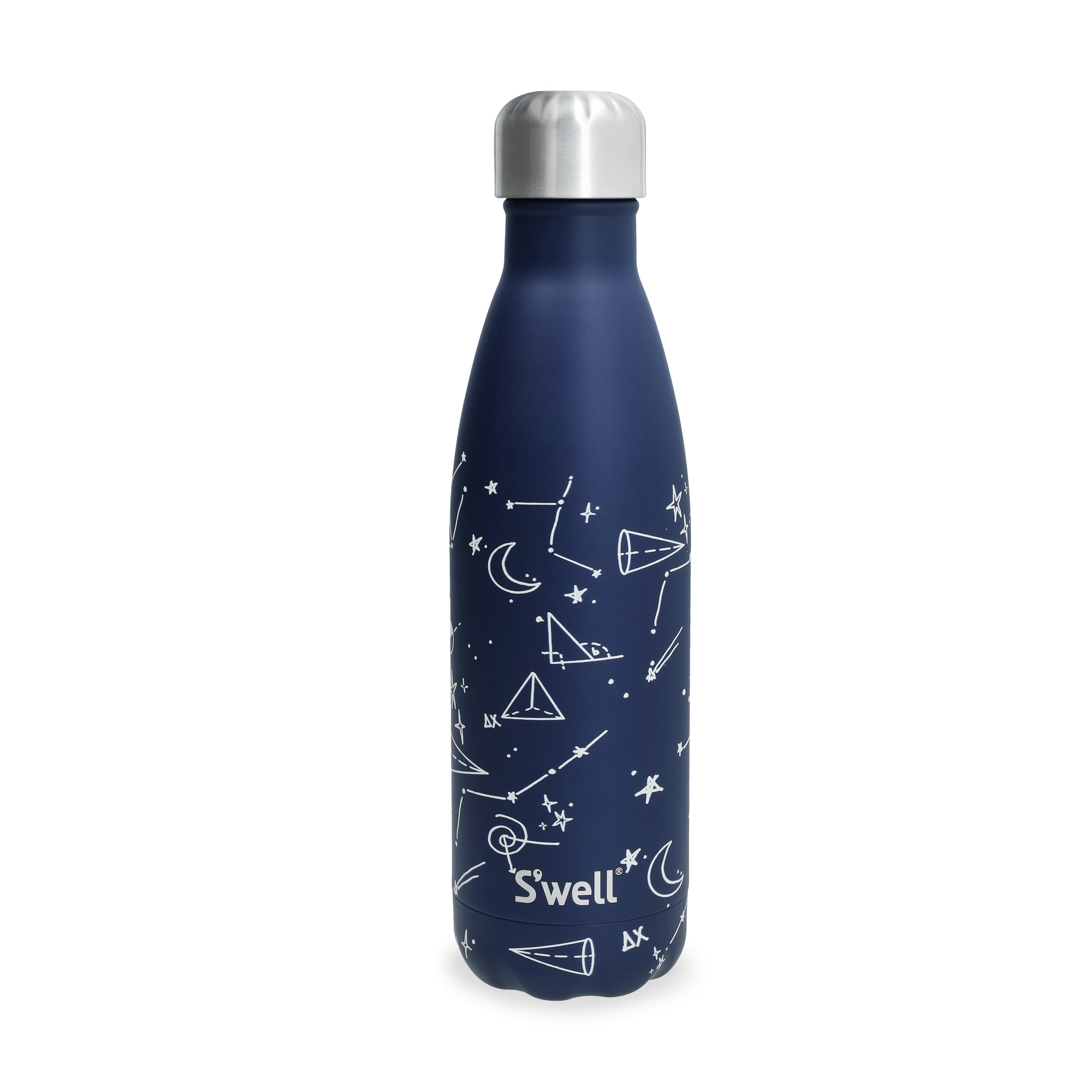 Rackhams Blue Midnight Sky Bottle, 500Ml - Stainless Steel - Water Bottle