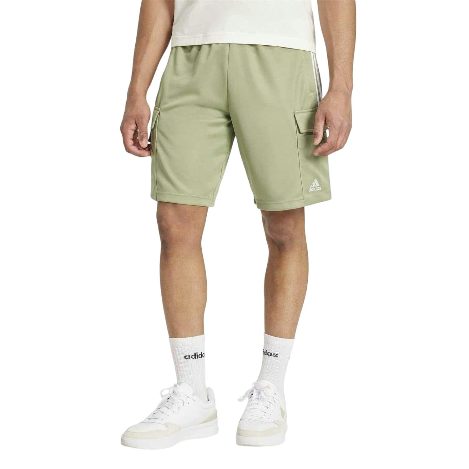 Adidas Men's Green Tiro Cargo Shorts - S - 100% Recycled Polyester