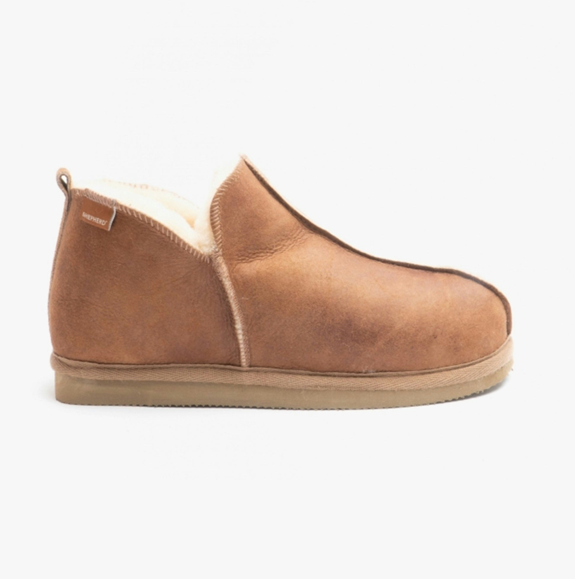 Shepherd Women's Annie Sheepskin Slipper Boots Cognac - Uk Size 4