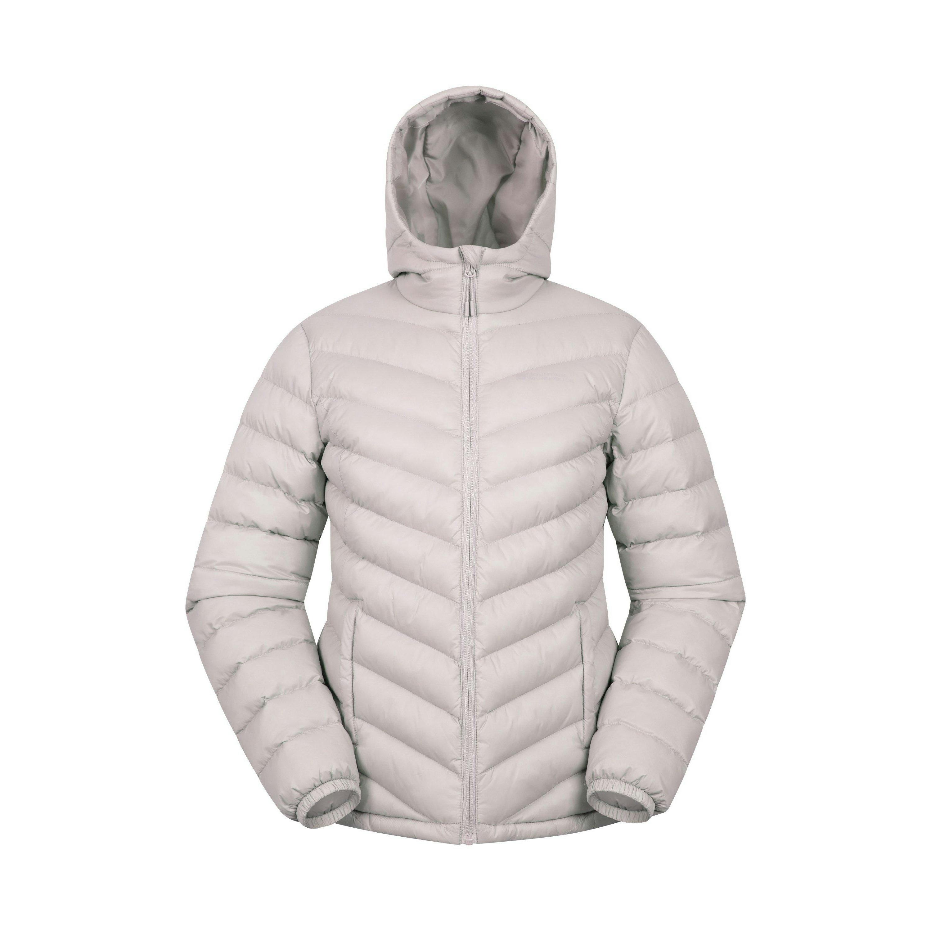 Mountain Warehouse Women's Light/Beige / Seasons Padded Jacket - 22 Uk - 100% Polyamide