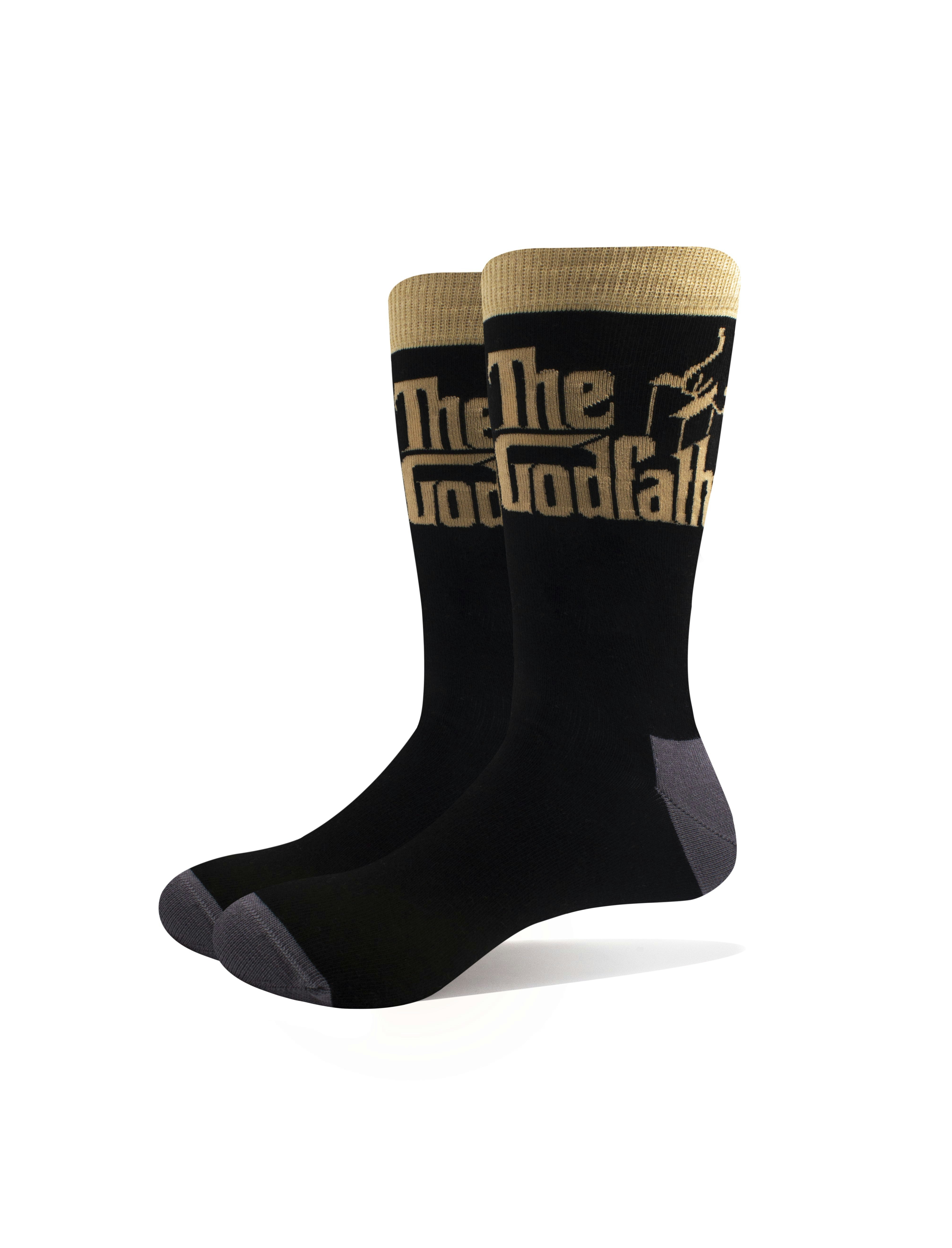 Paradiso Clothing Unisex Gold The Godfather Logo Ankle Socks