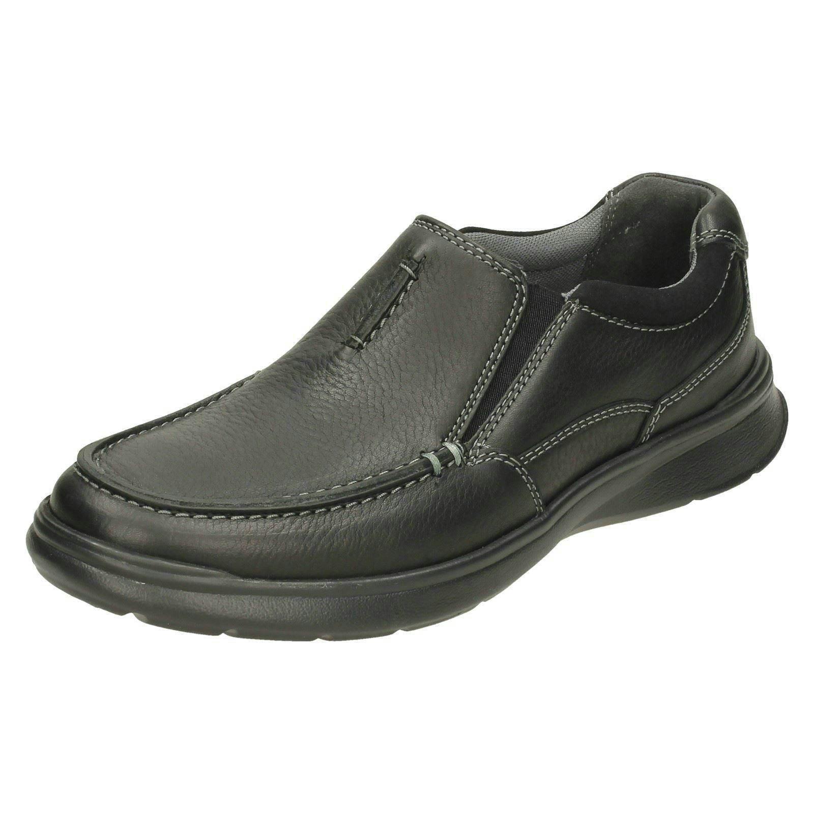Clarks Men's Black Casual Shoes Cotrell Free - Oily - Uk 10.5 - H