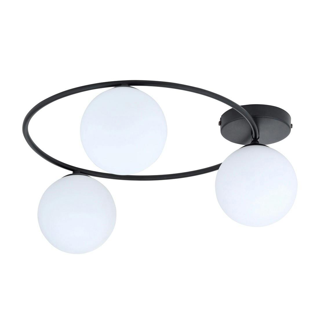 Emibig Black/White Sopra Ceiling Lamp 3 X E14 With Shade